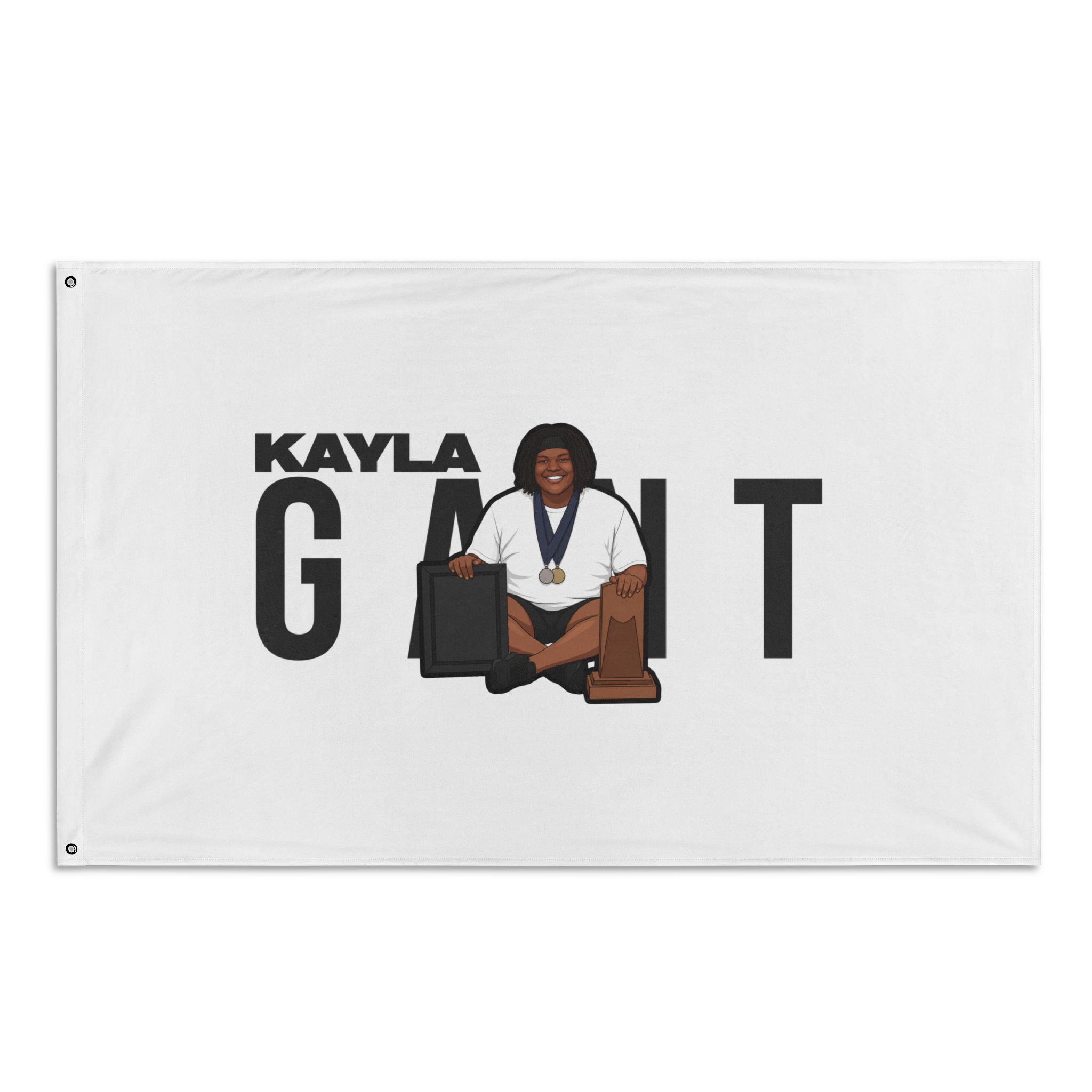 Flag (35 × 56 in) — character_player_name in Classic