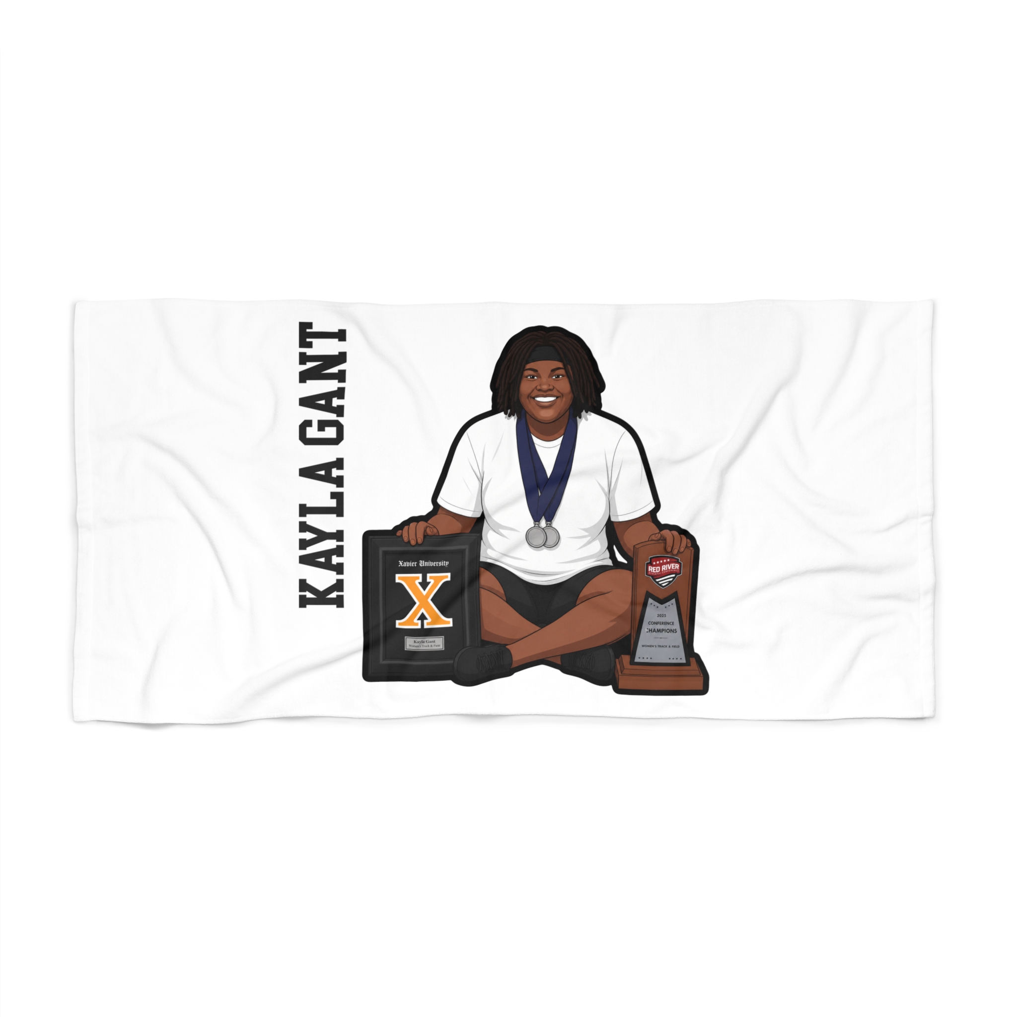 Beach Towel — character_name_vertical in Classic