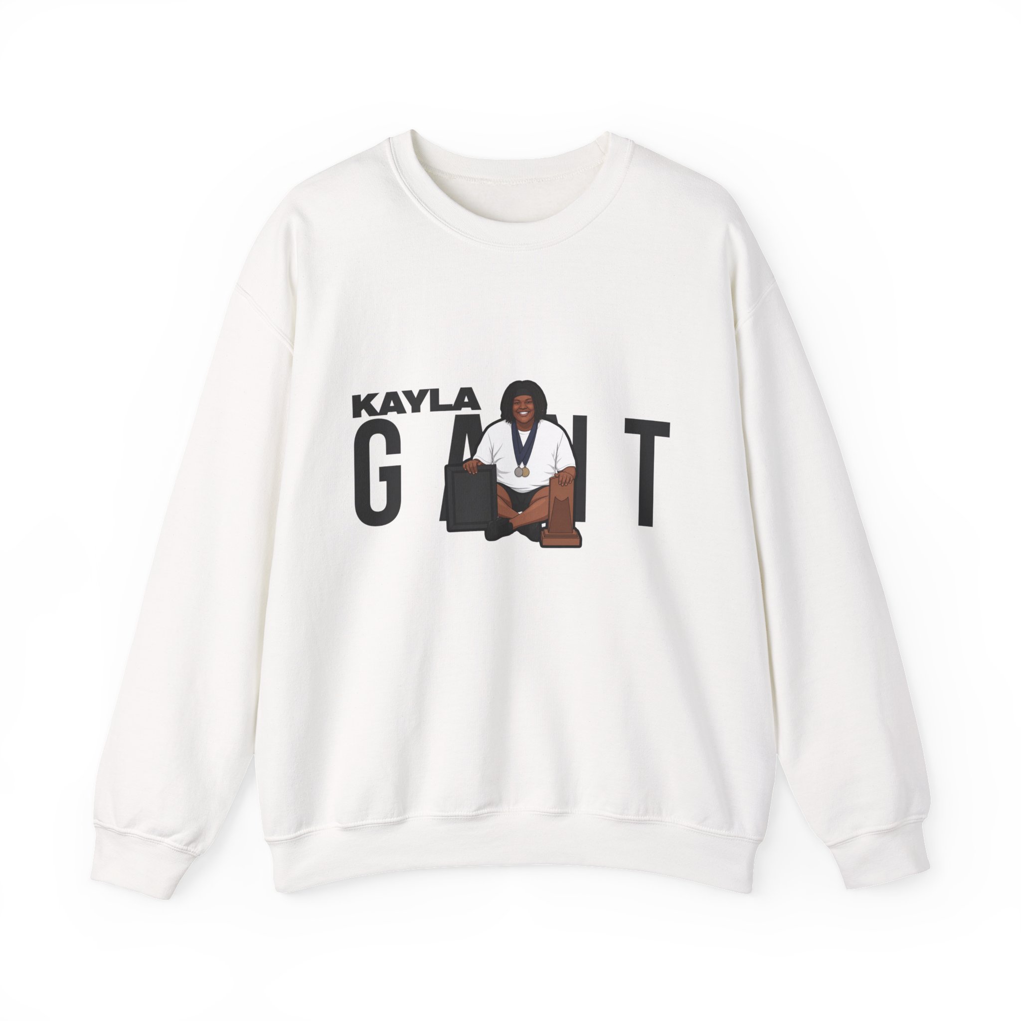 Crewneck Sweatshirt — character_player_name in White