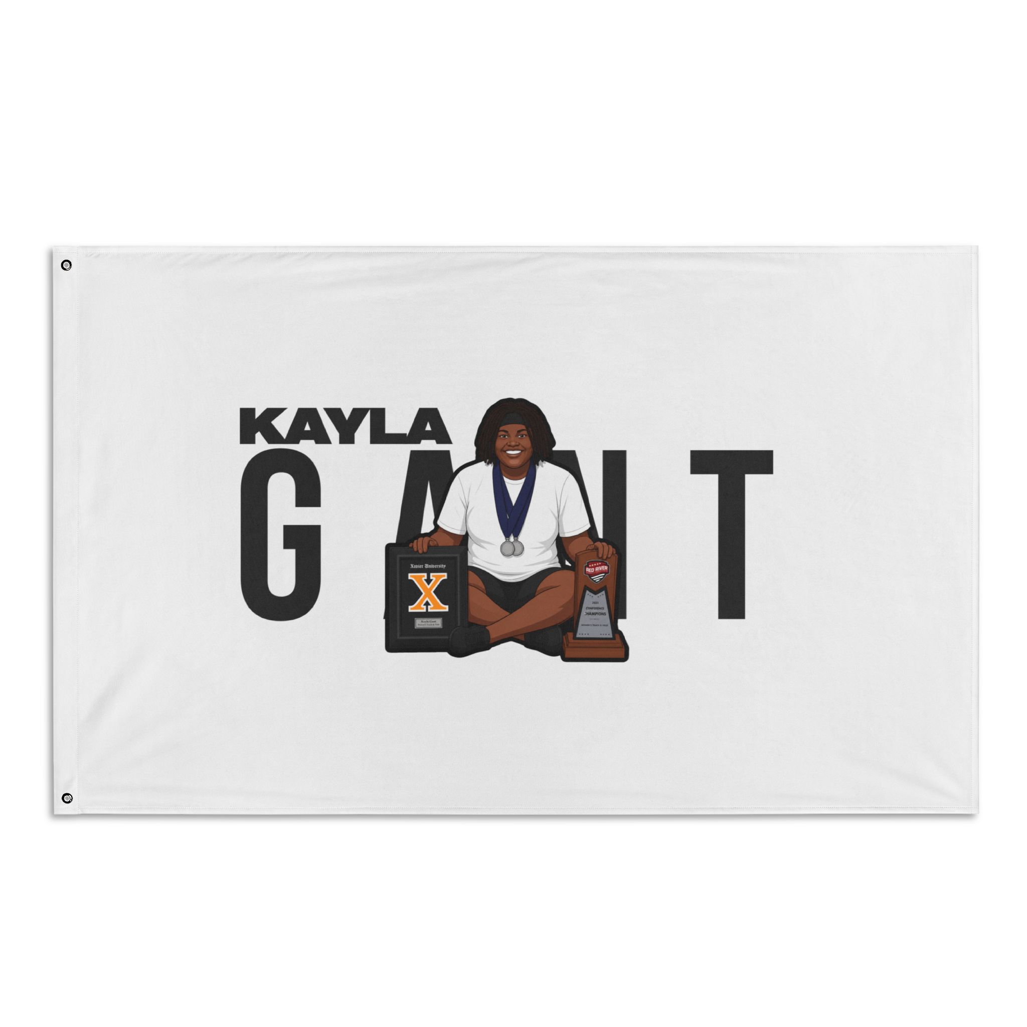 Flag (35 × 56 in) — character_player_name in Classic