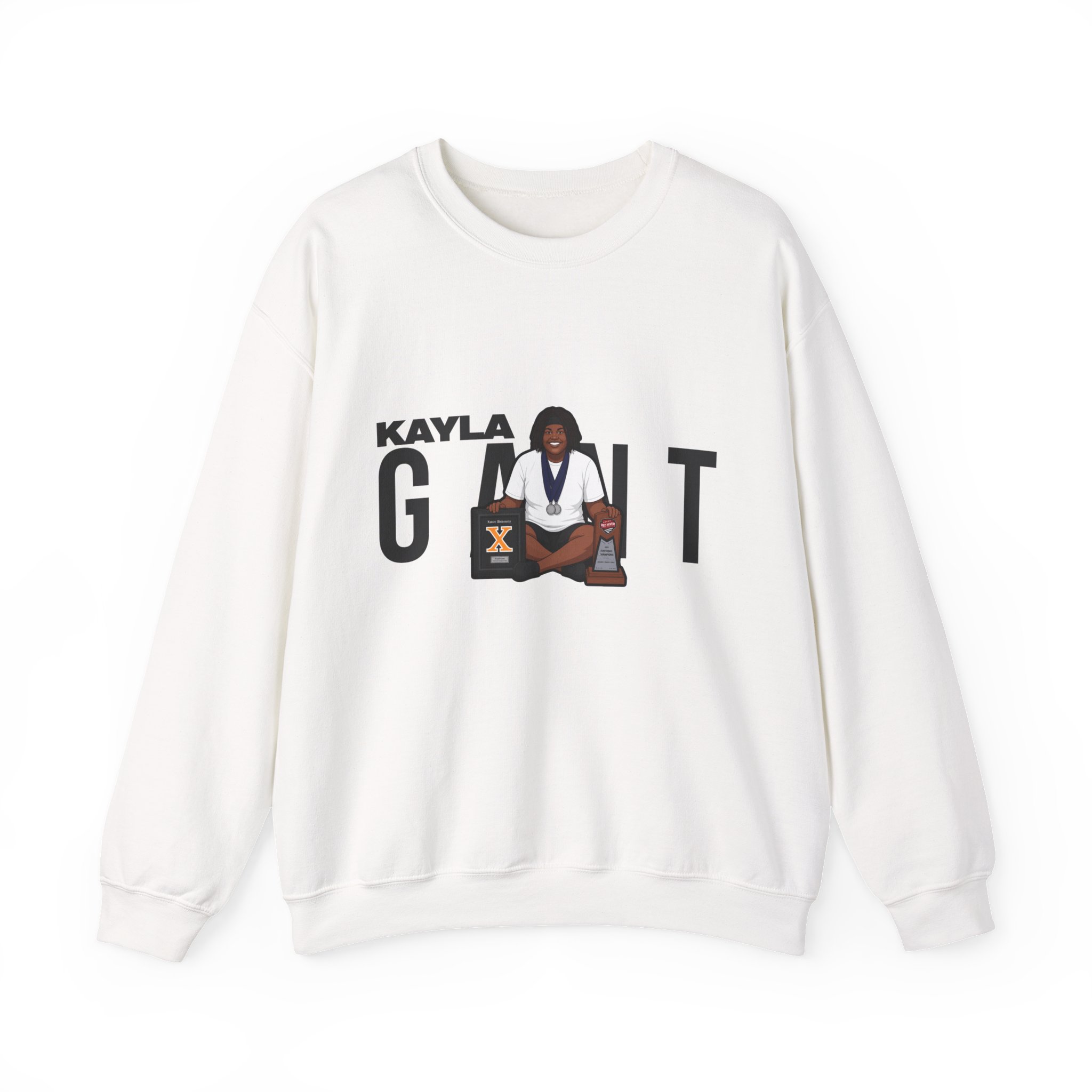 Crewneck Sweatshirt — character_player_name in White