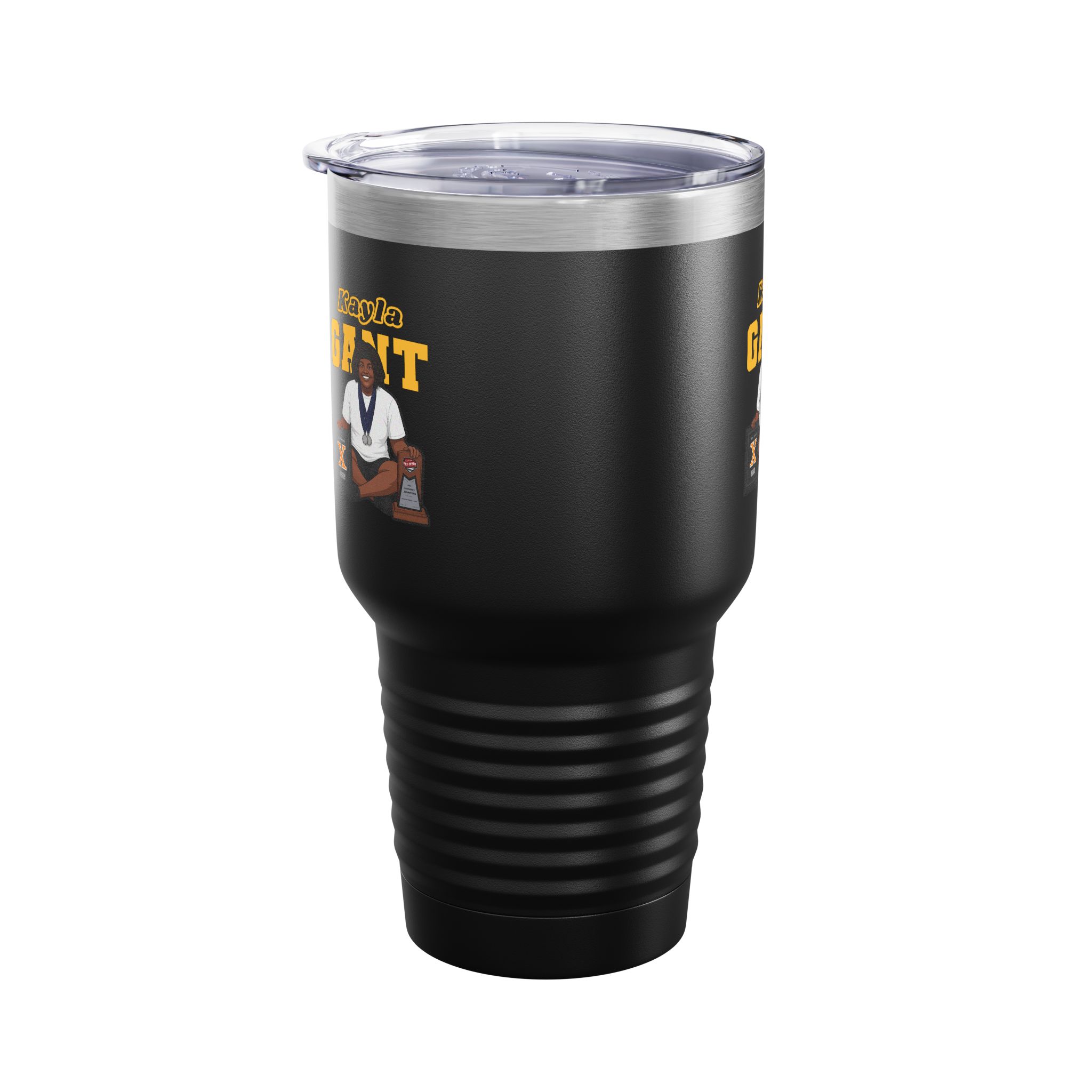 30oz Tumbler — character_name_arch in Black