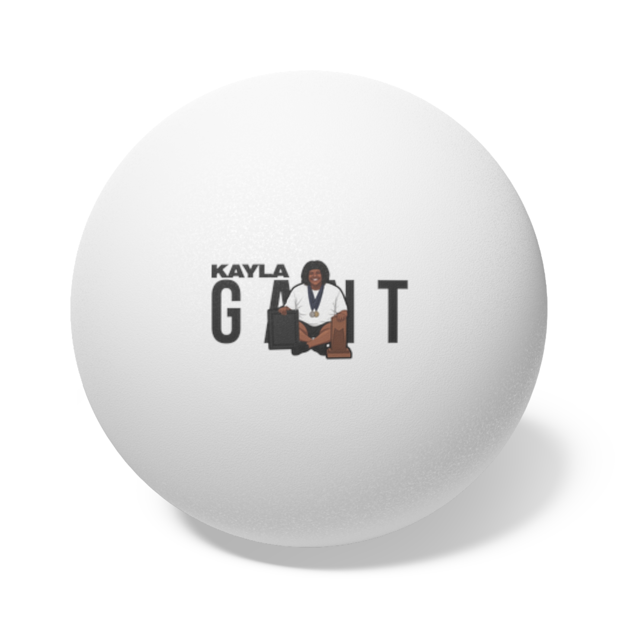Ping Pong Balls, 6 pcs — character_player_name in White