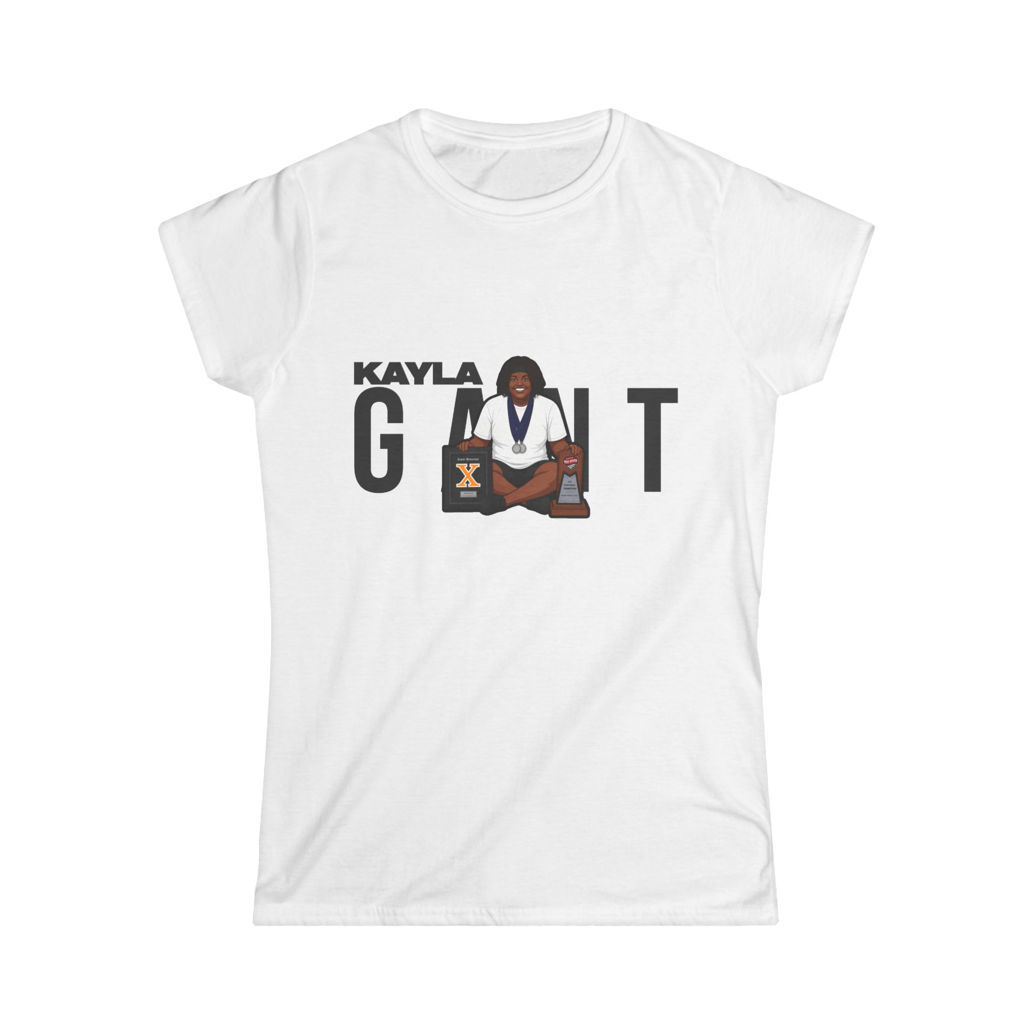 Women's Softstyle Tee — character_player_name in White