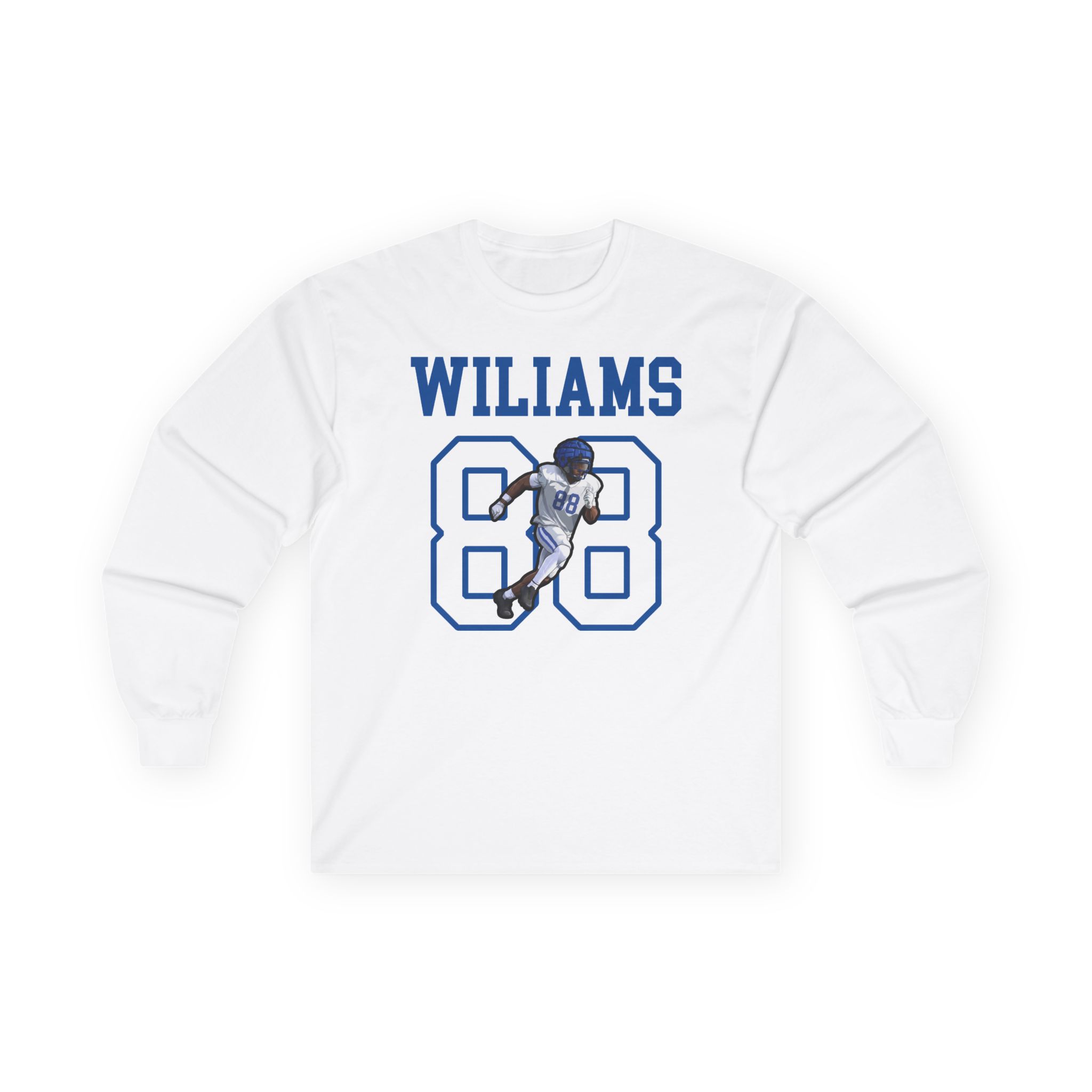 Long Sleeve Tee — character_shirsey in White