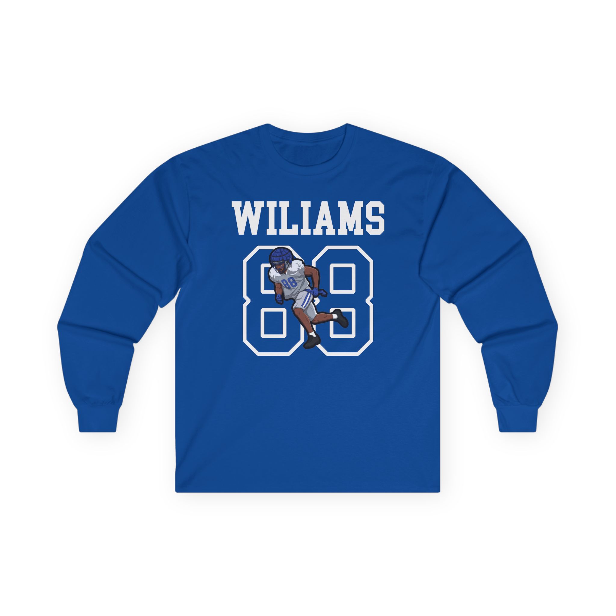 Long Sleeve Tee — character_shirsey in Royal