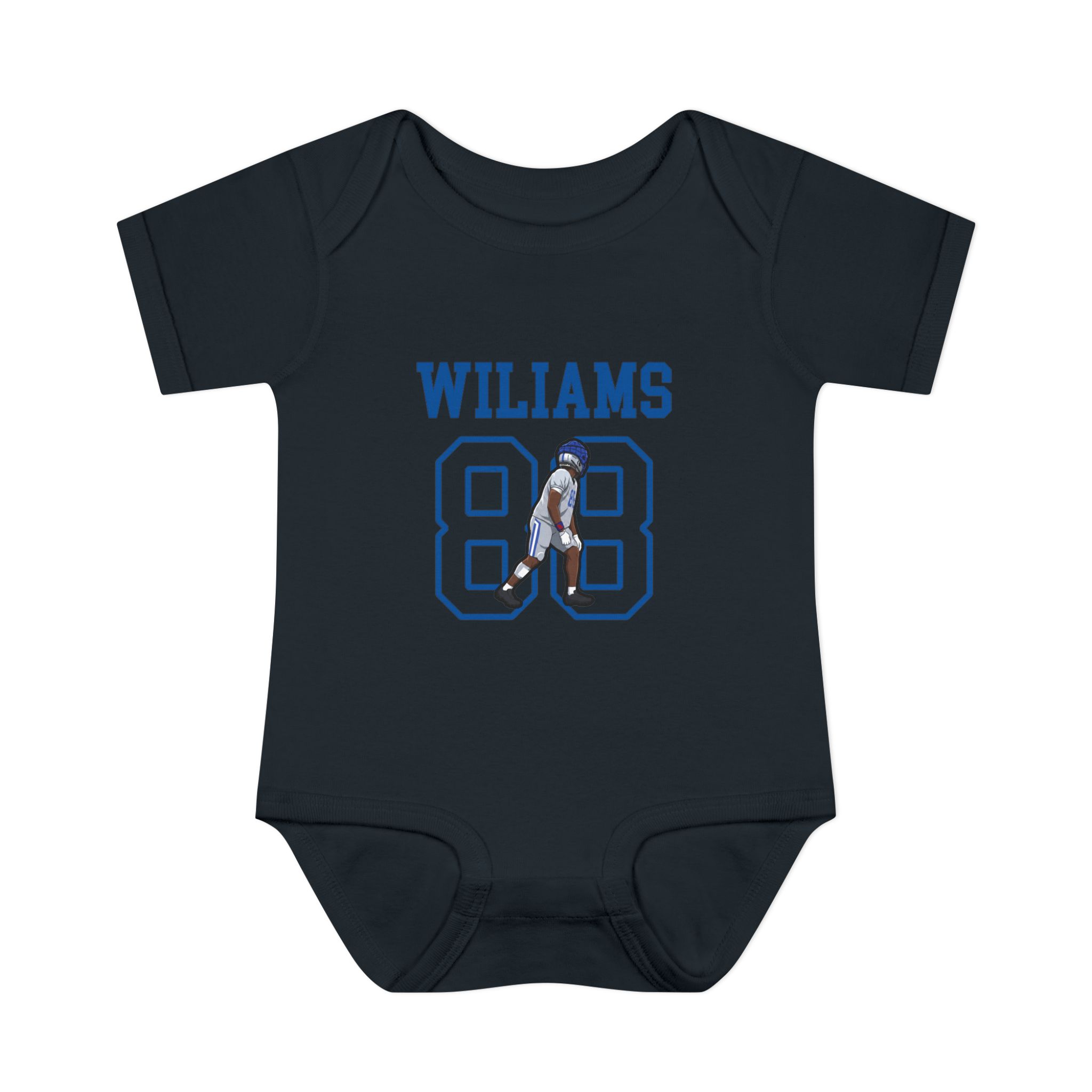 Baby Onesie — character_shirsey in Black
