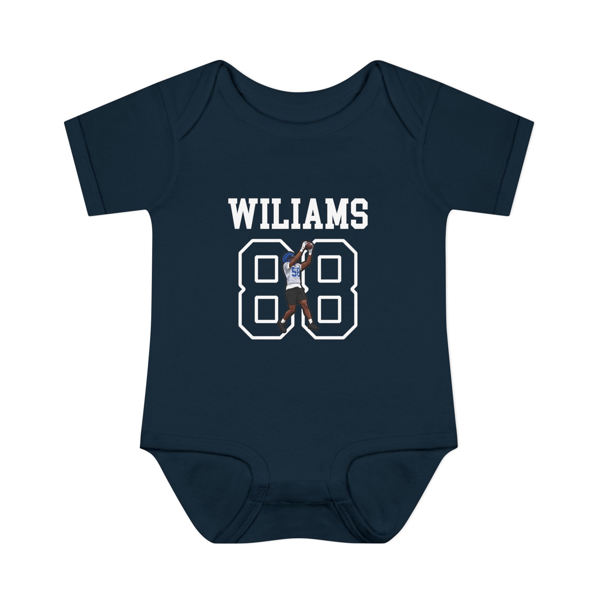 Baby Onesie — character_shirsey in Navy