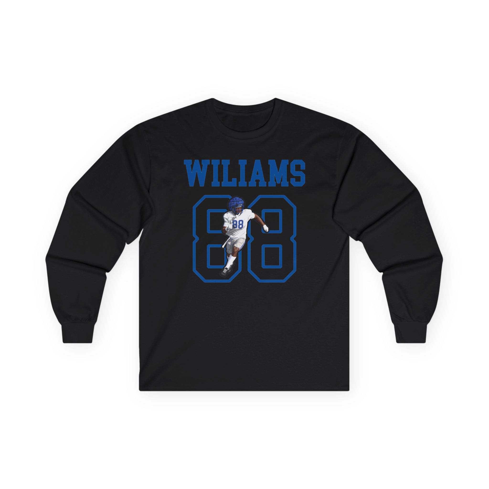 Long Sleeve Tee — character_shirsey in Black