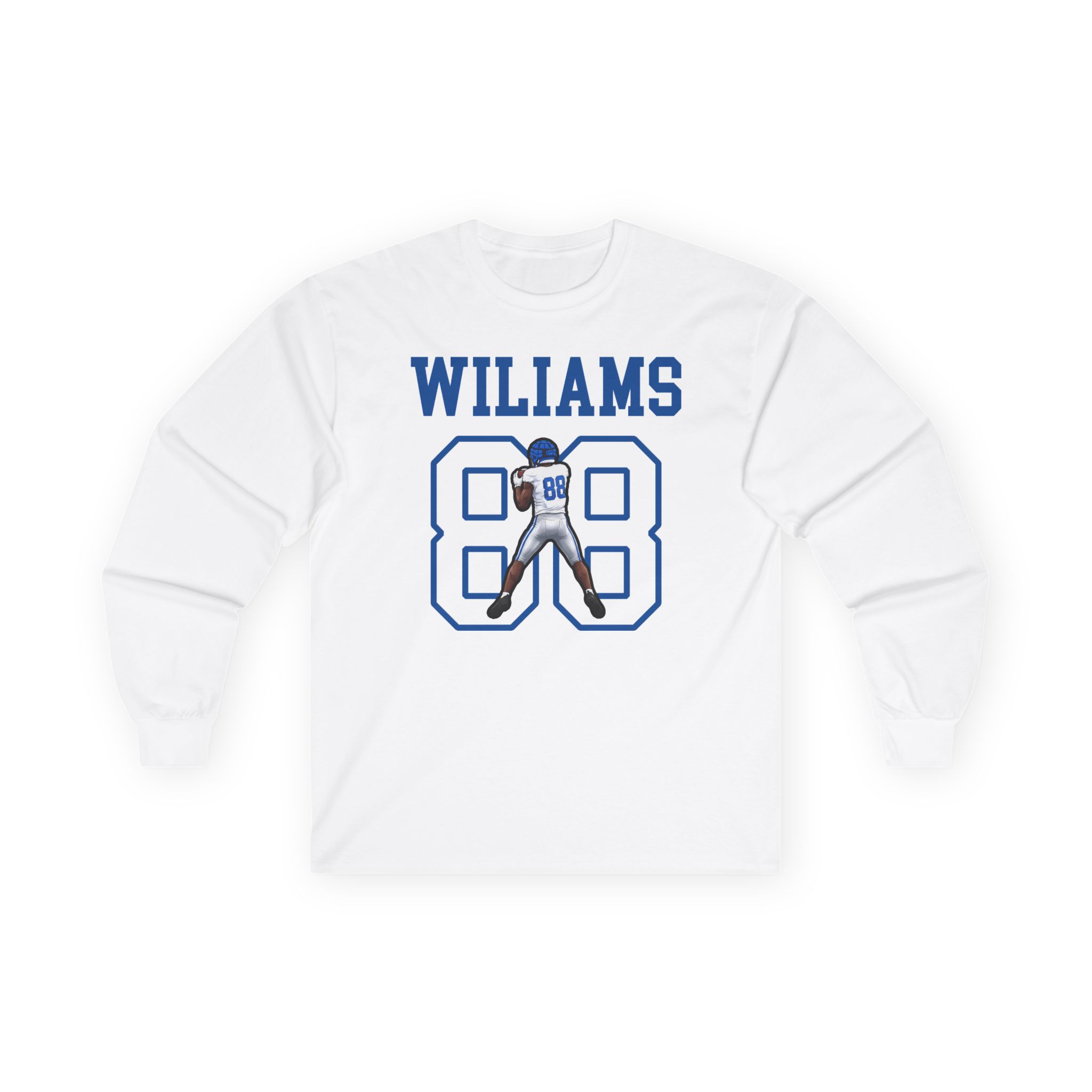 Long Sleeve Tee — character_shirsey in White