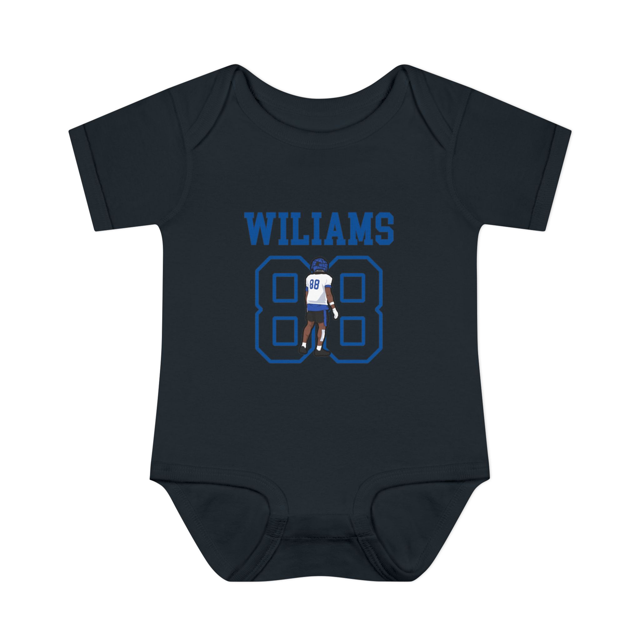Baby Onesie — character_shirsey in Black