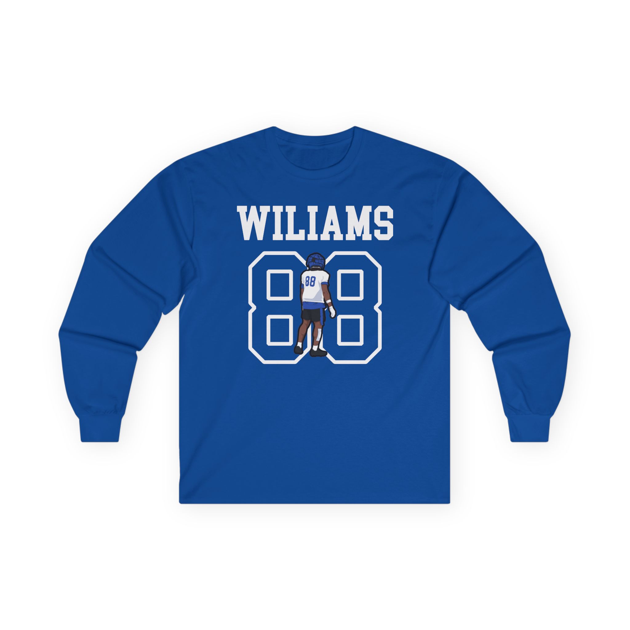 Long Sleeve Tee — character_shirsey in Royal