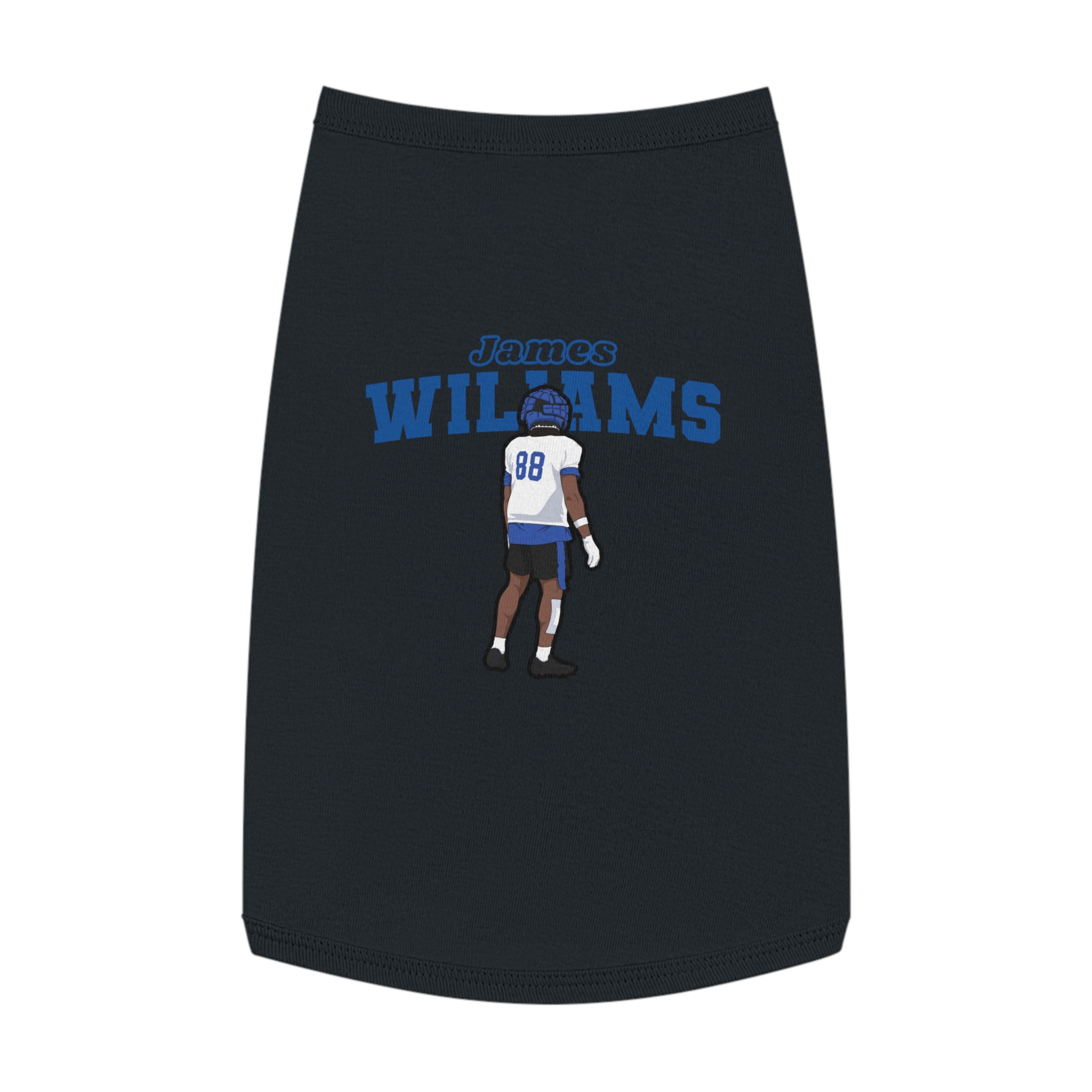 Pet Tank Top — character_name_arch in White