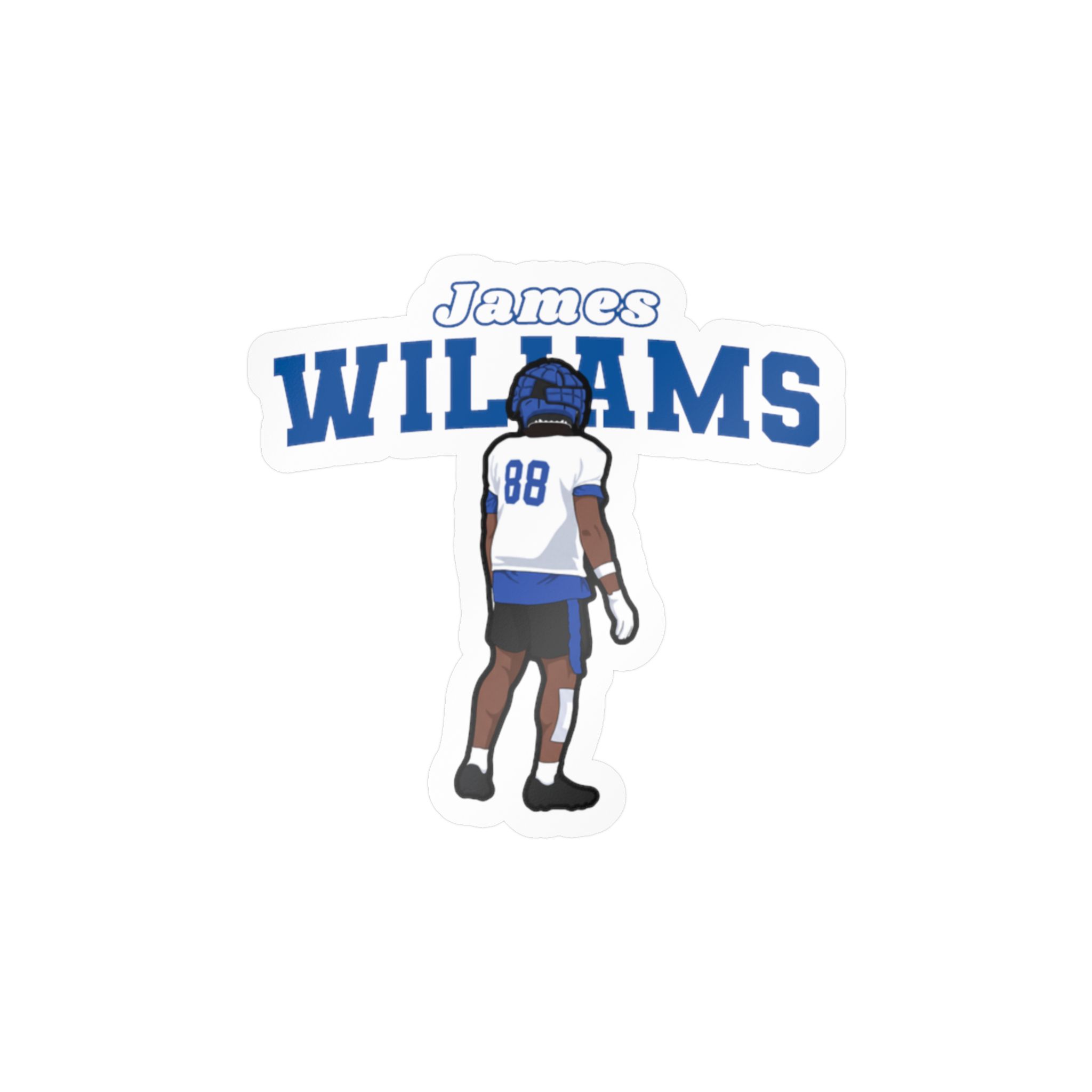 Vinyl Sticker — character_name_arch in Classic