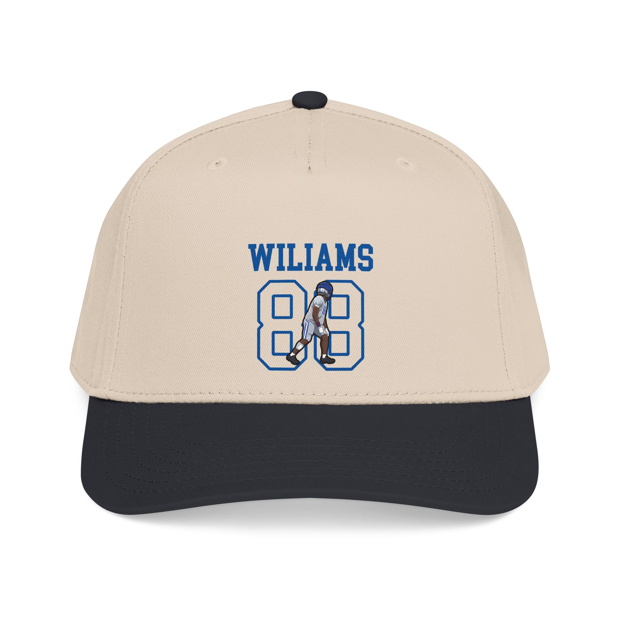 Baseball Cap — character_shirsey in Black / Natural