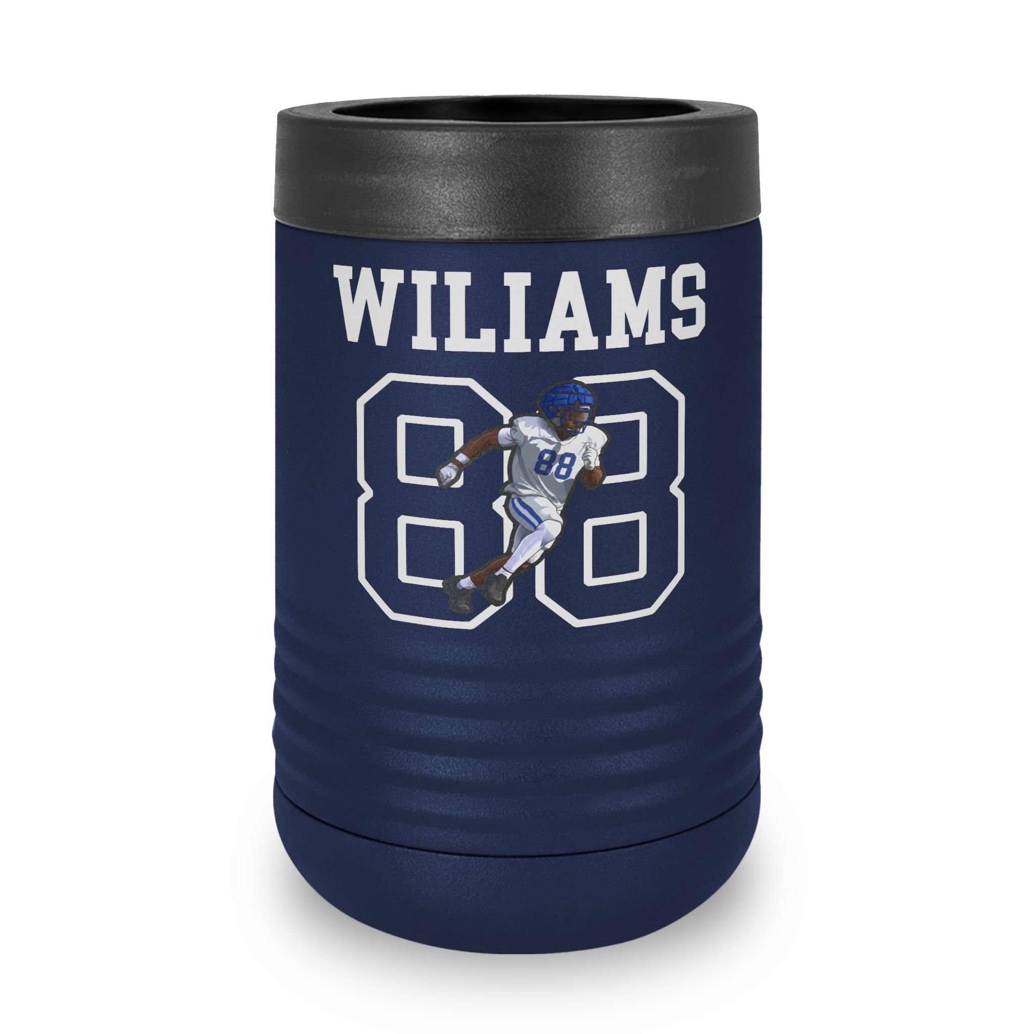 Stainless Can Cooler — character_shirsey in Navy