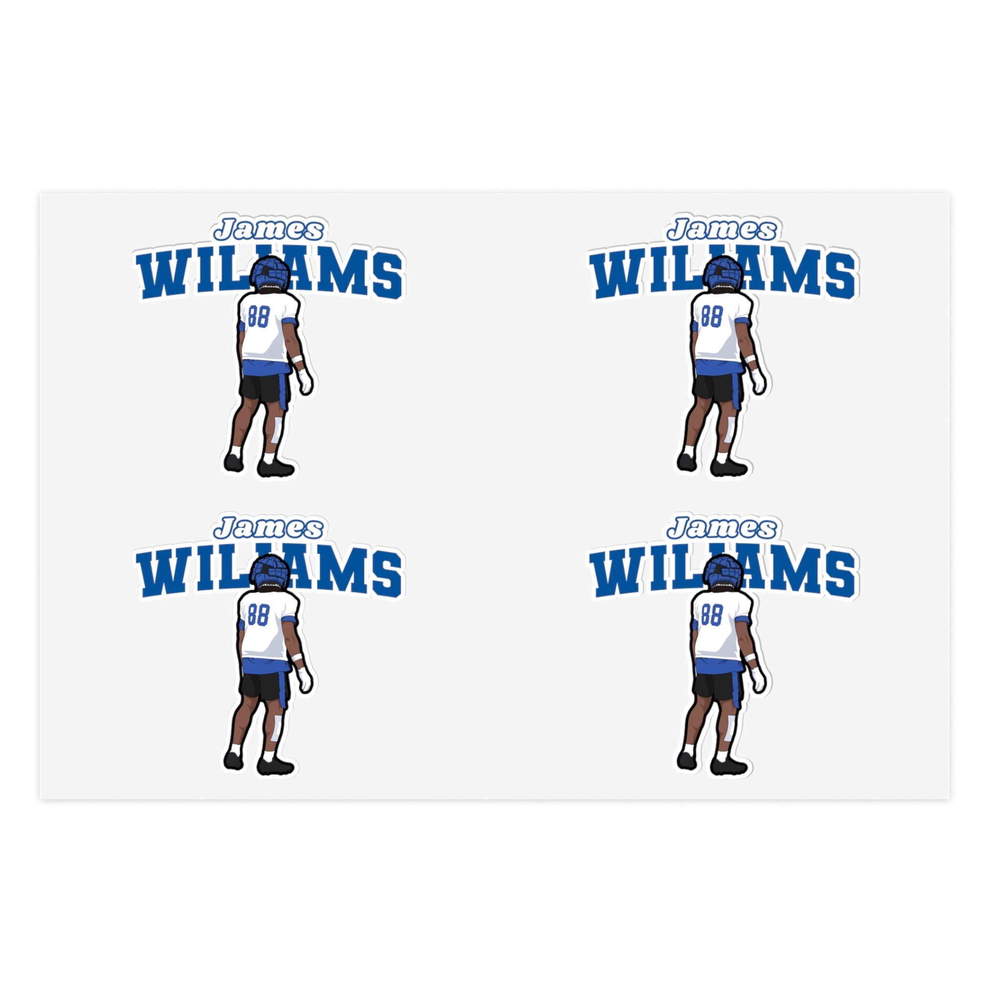 Sticker Sheet — character_name_arch in Classic