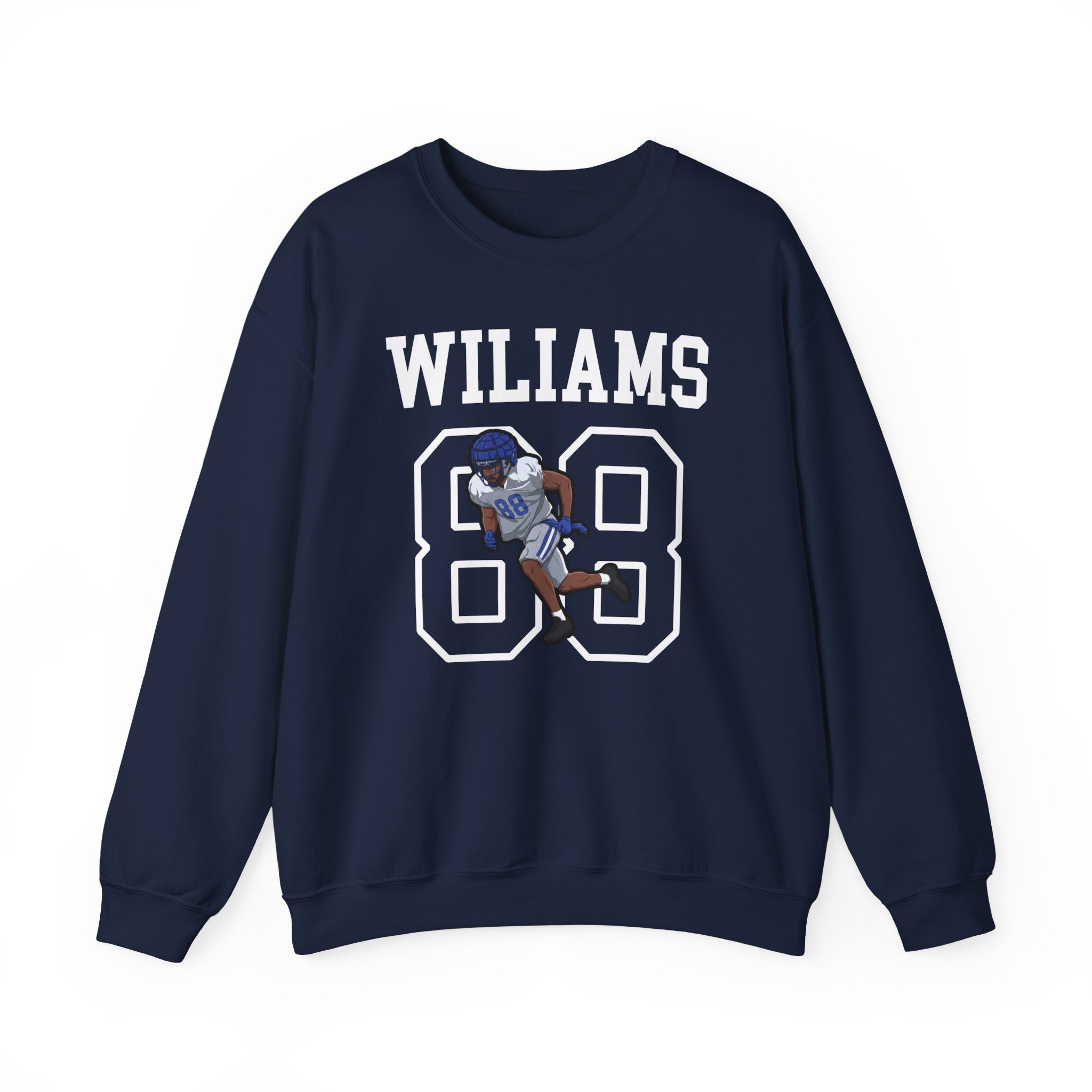 Crewneck Sweatshirt — character_shirsey in Navy