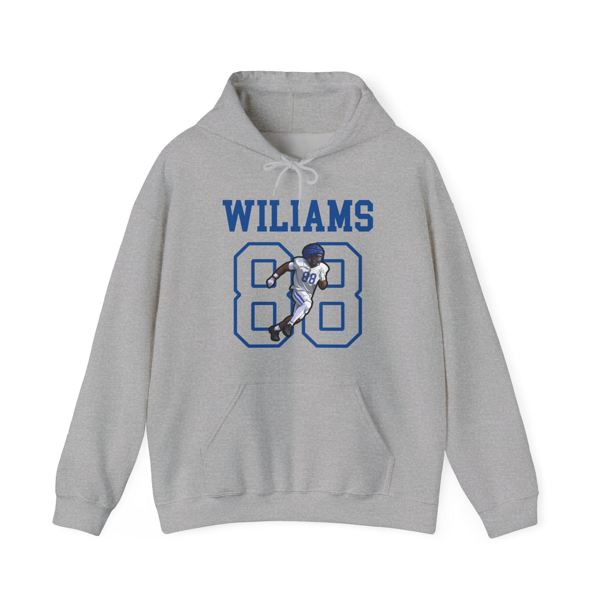 Hoodie — character_shirsey in Grey