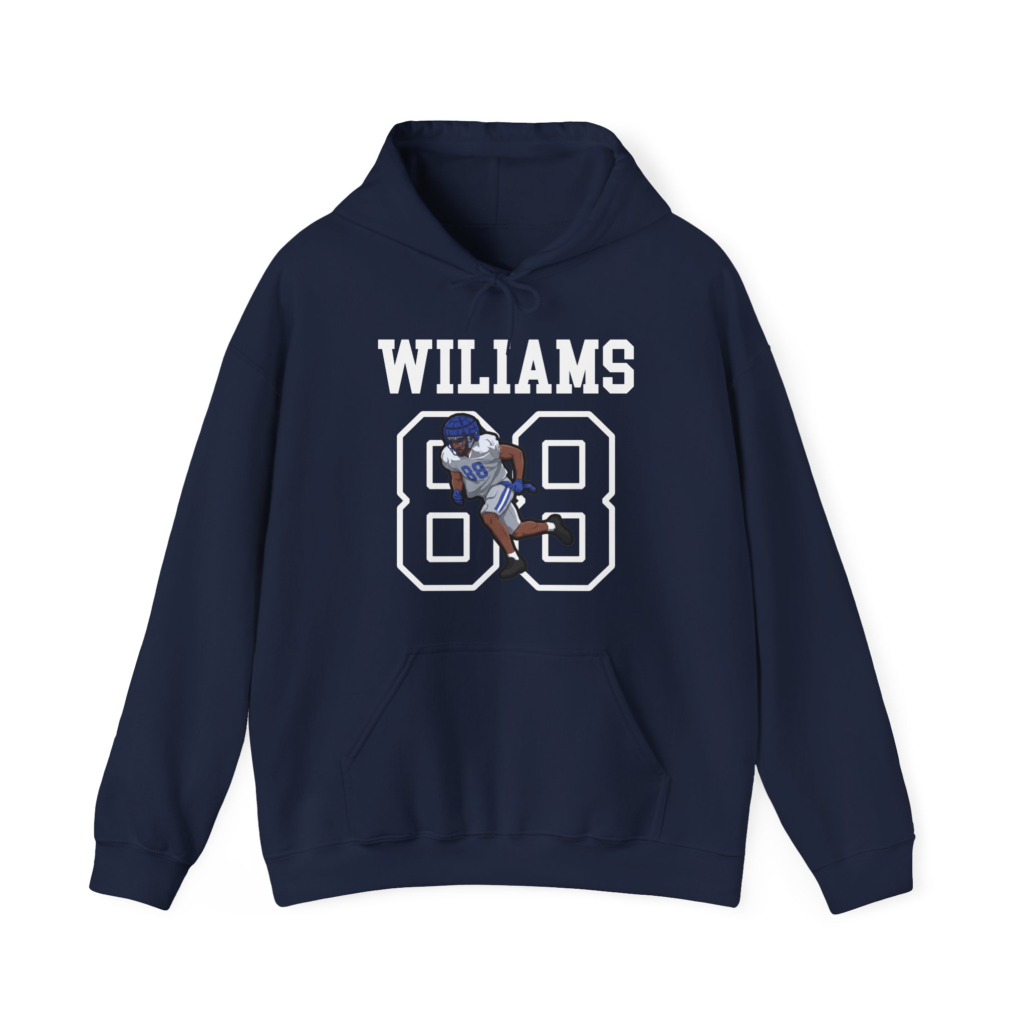 Hoodie — character_shirsey in Navy
