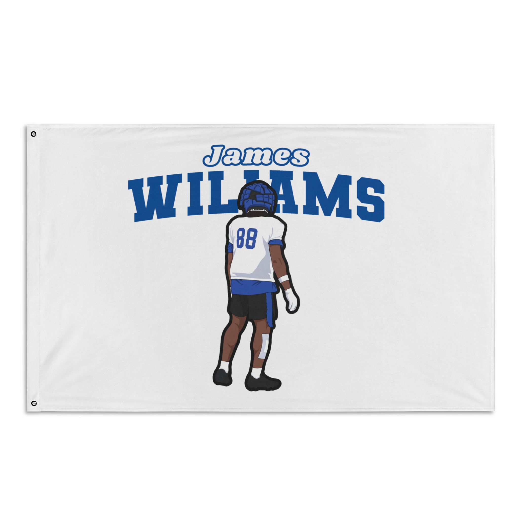 Flag (35 × 56 in) — character_name_arch in Classic