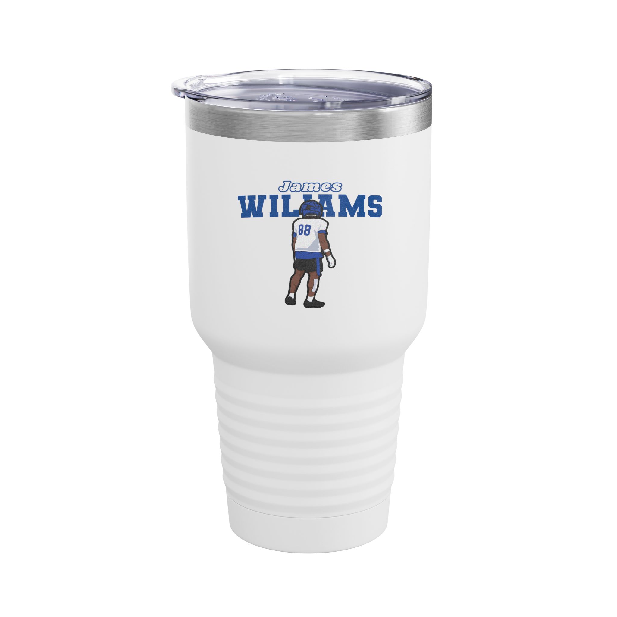 30oz Tumbler — character_name_arch in White