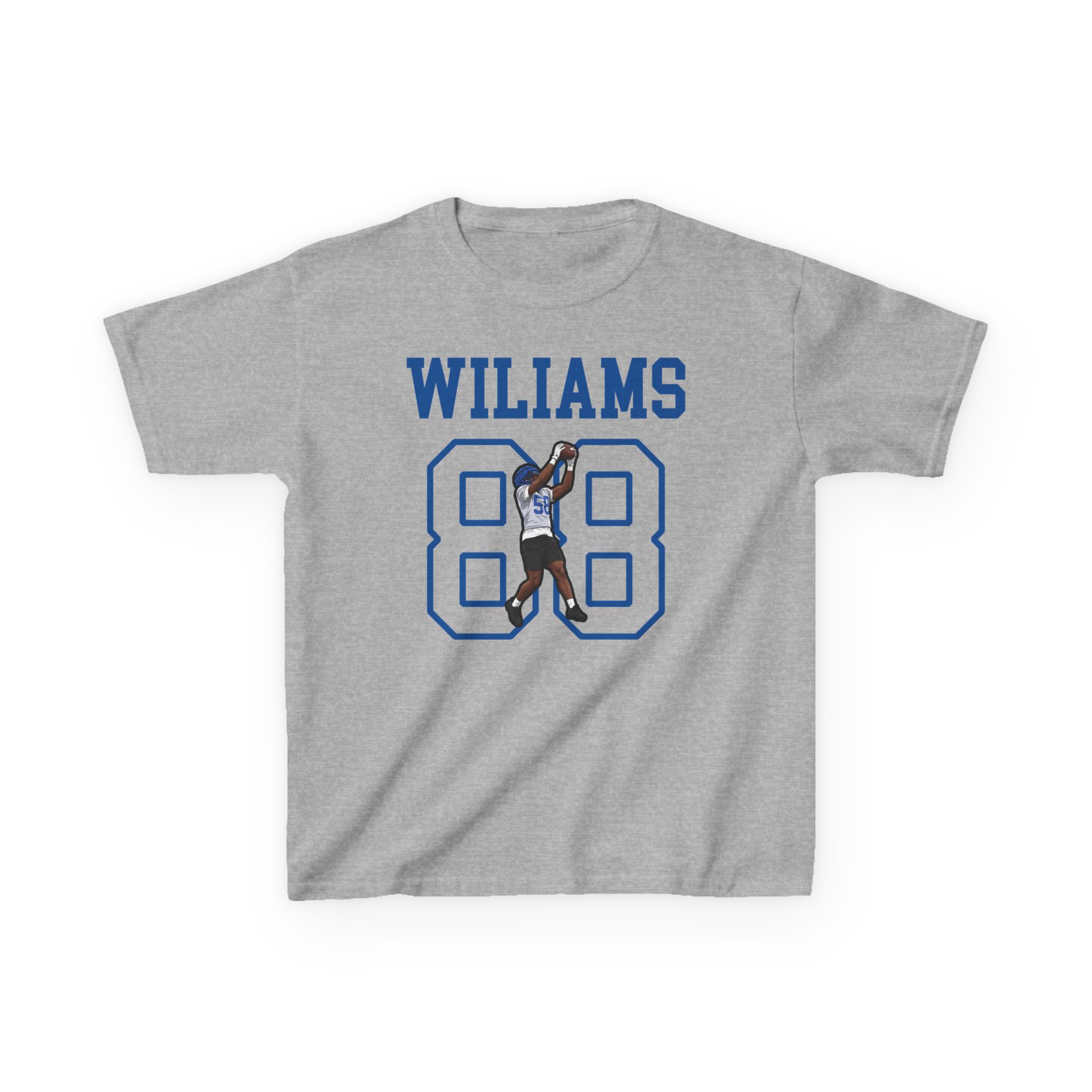 Youth Tee — character_shirsey in Grey