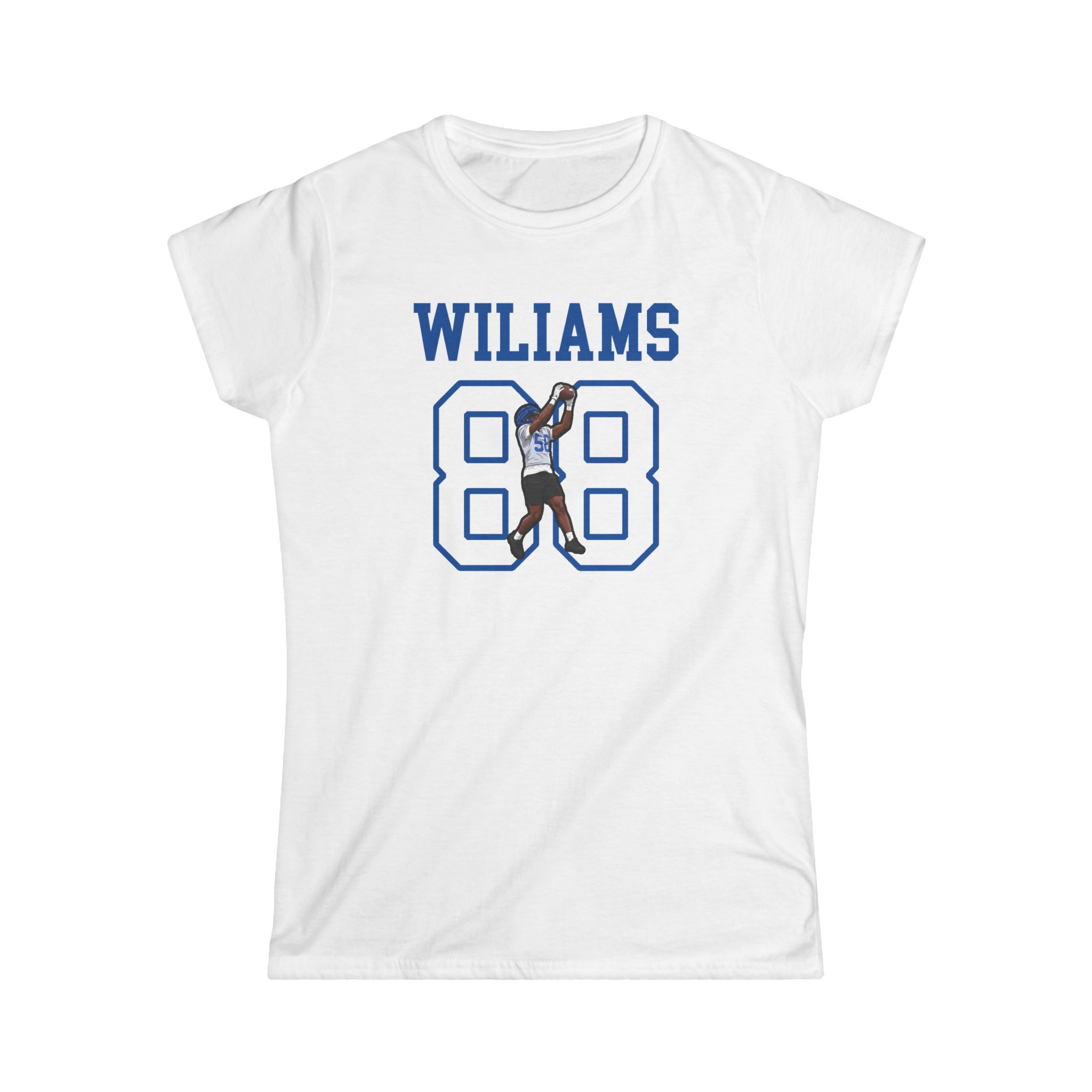 Women's Softstyle Tee — character_shirsey in White