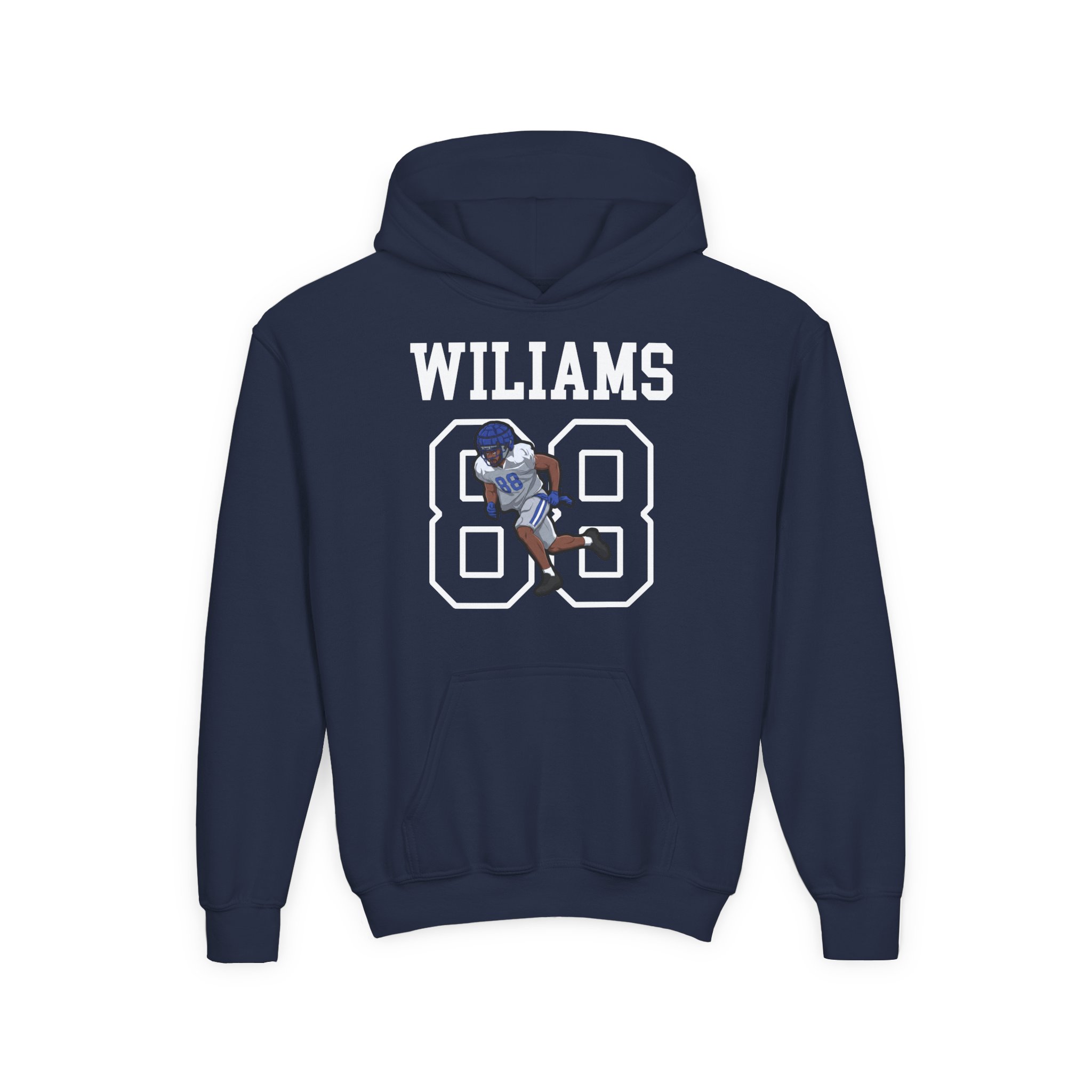 Youth Hoodie — character_shirsey in Navy