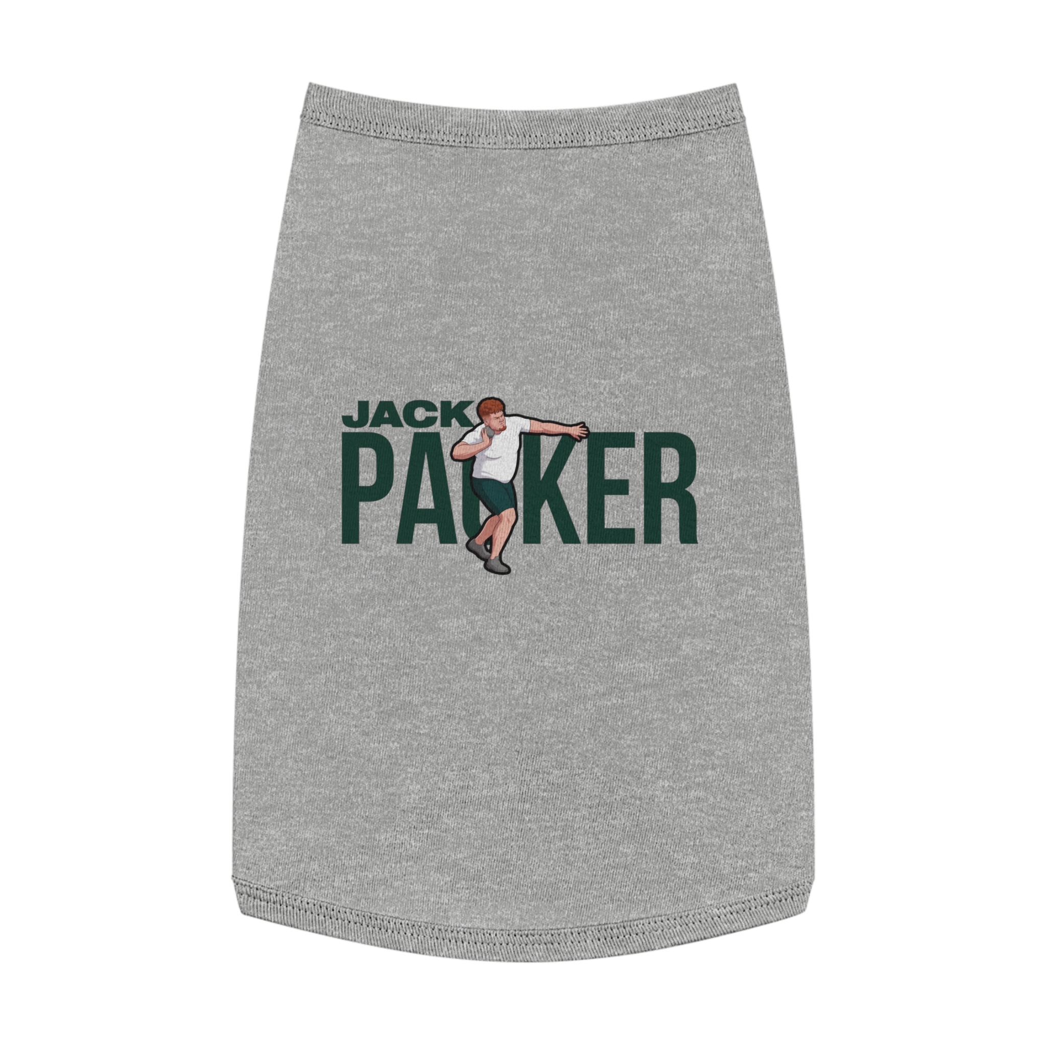 Pet Tank Top — character_player_name in White