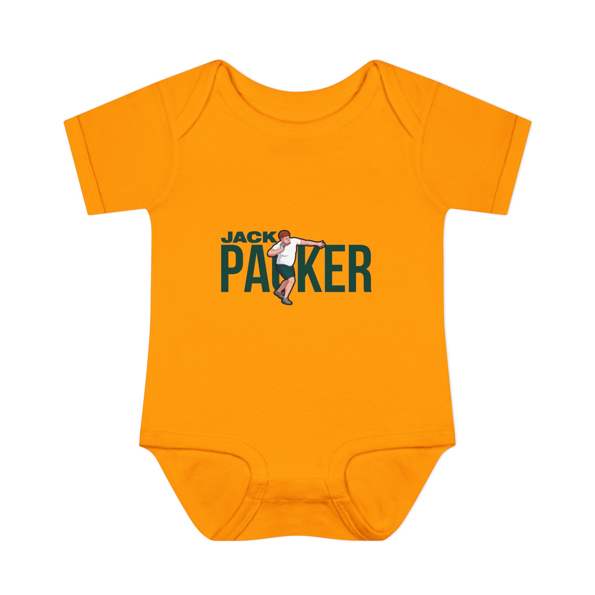 Baby Onesie — character_player_name in Gold