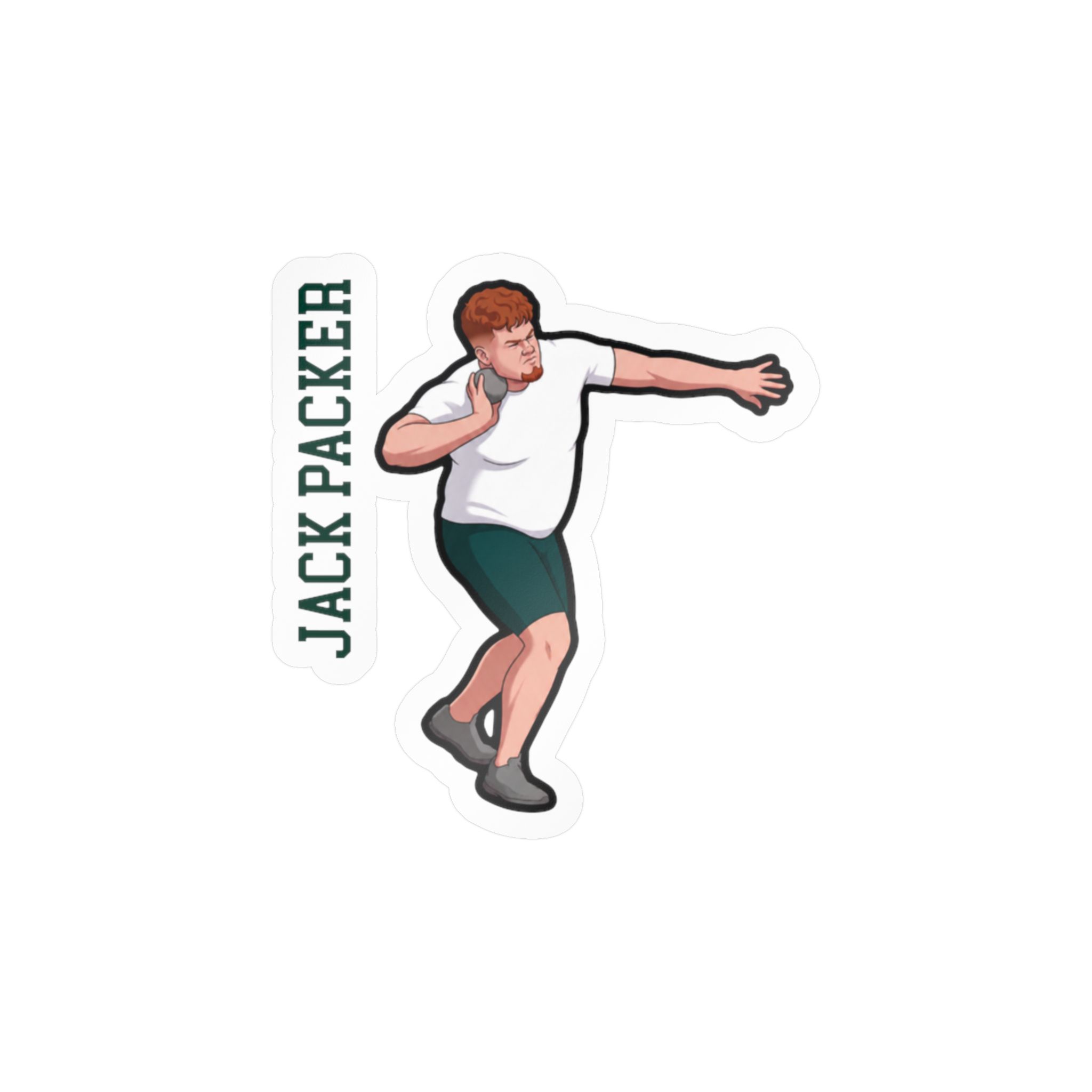 Vinyl Sticker — character_name_vertical in Classic