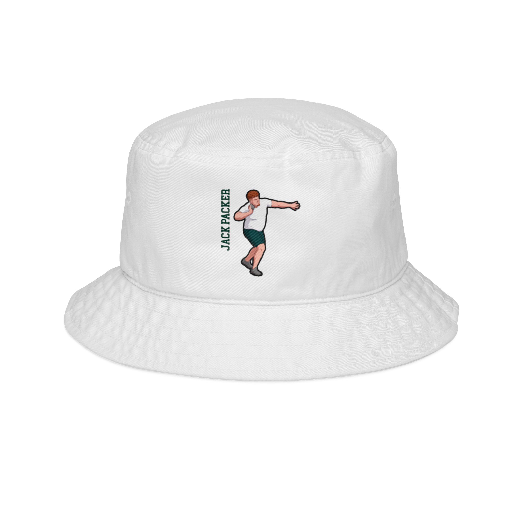 Bucket Hat — character_name_vertical in White
