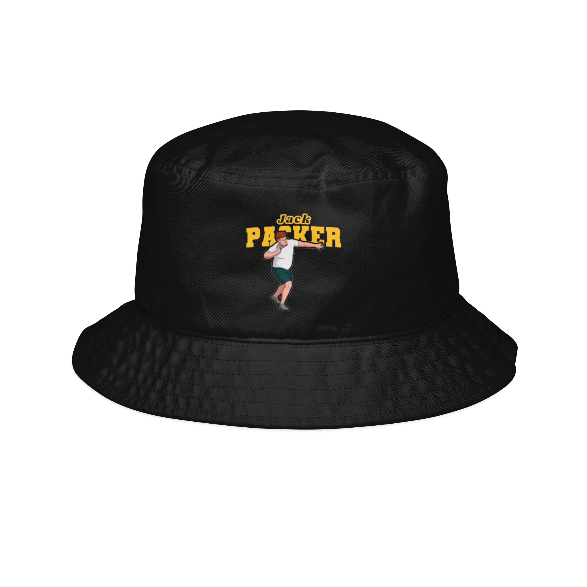 Bucket Hat — character_name_arch in Black