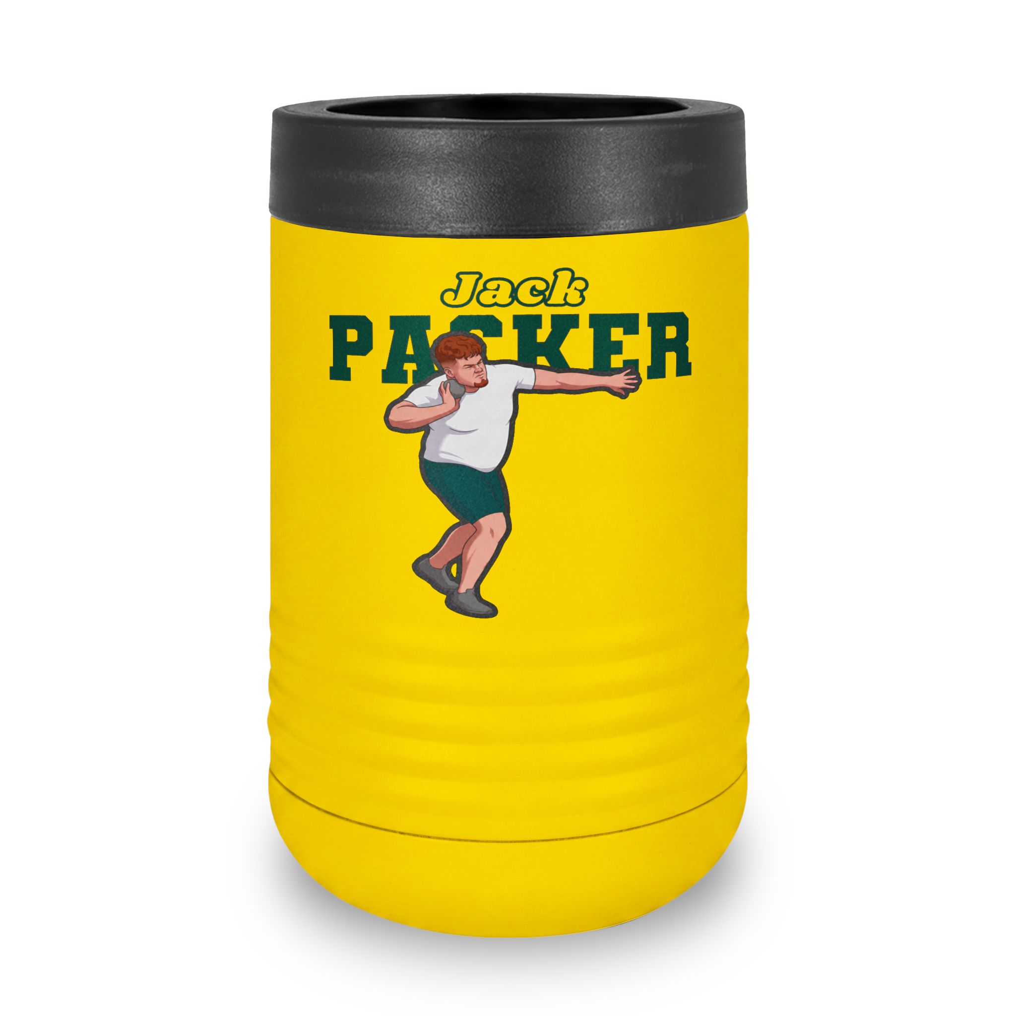 Stainless Can Cooler — character_name_arch in Yellow