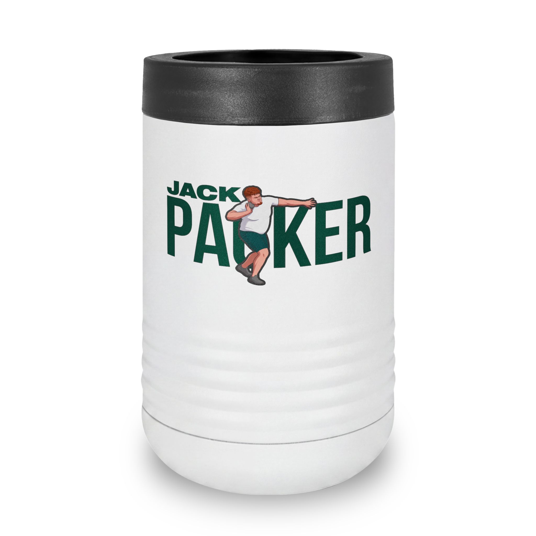 Stainless Can Cooler — character_player_name in White