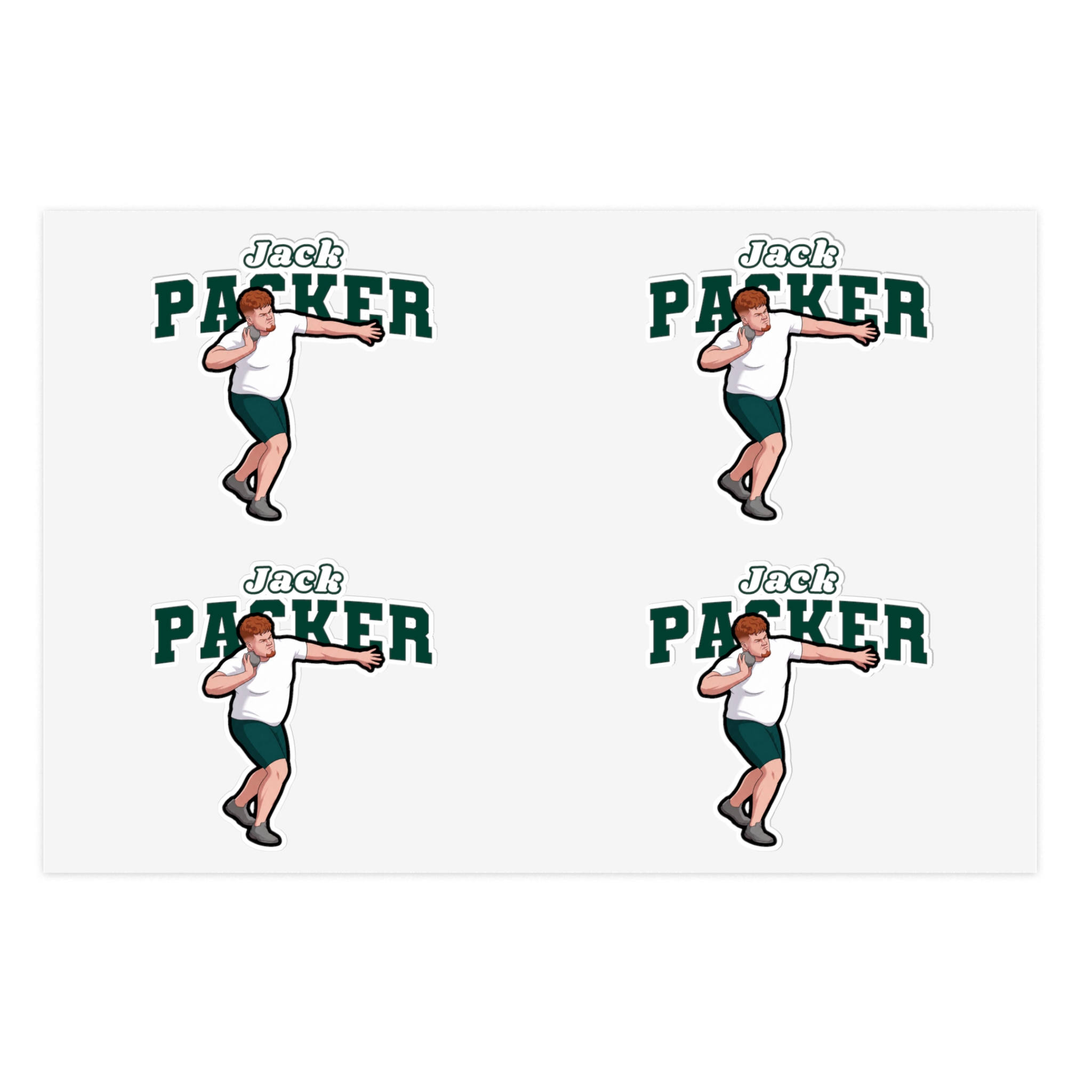 Sticker Sheet — character_name_arch in Classic