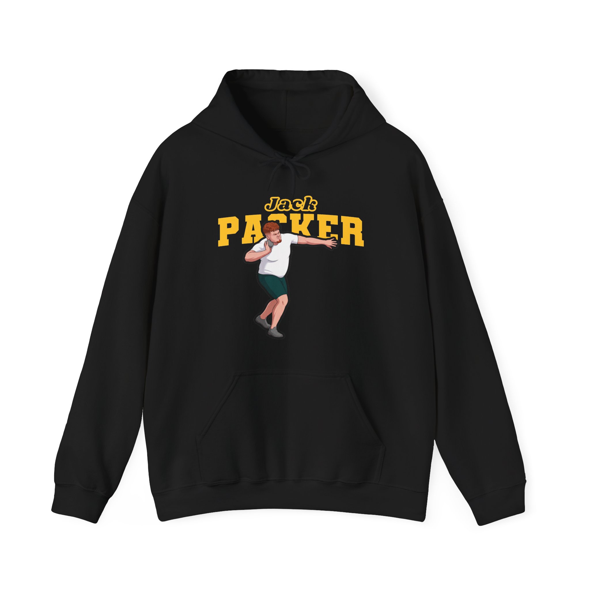 Hoodie — character_name_arch in Black