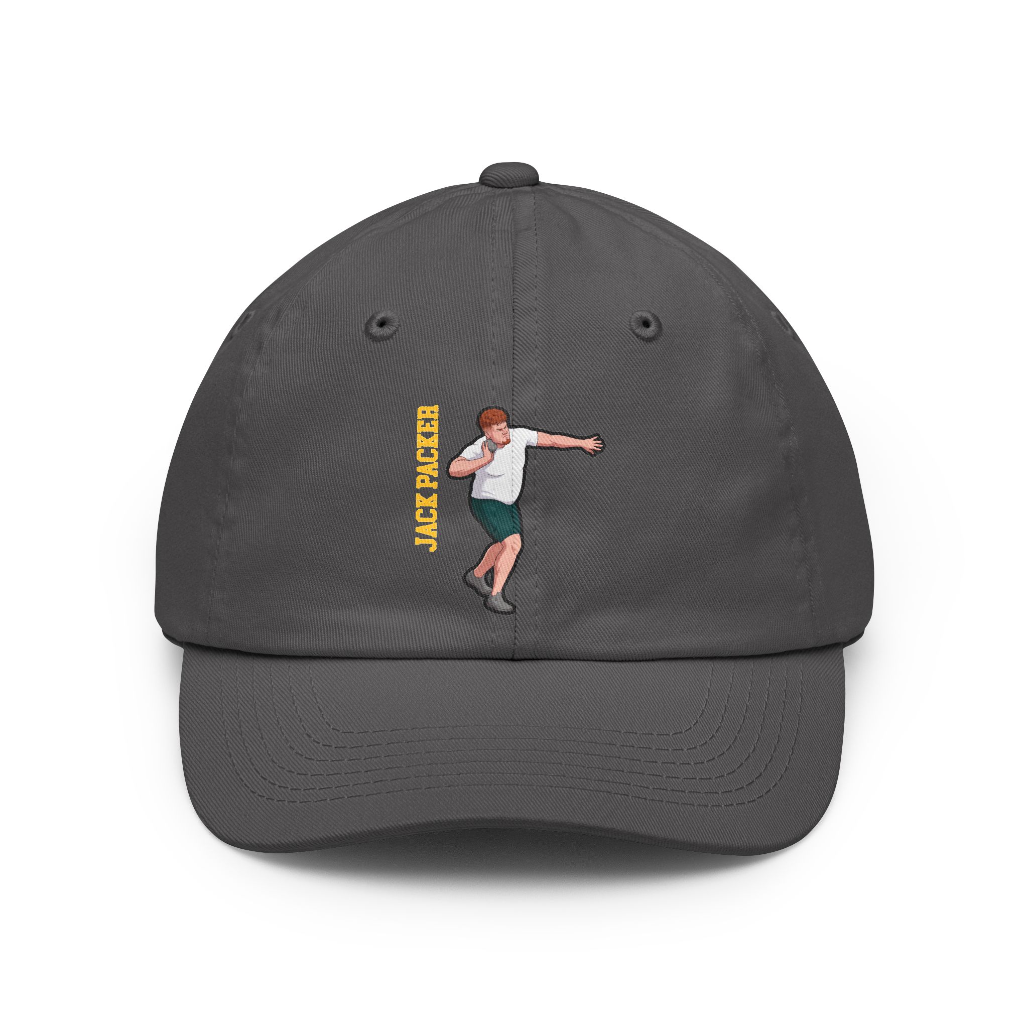 Classic Cap — character_name_vertical in Grey