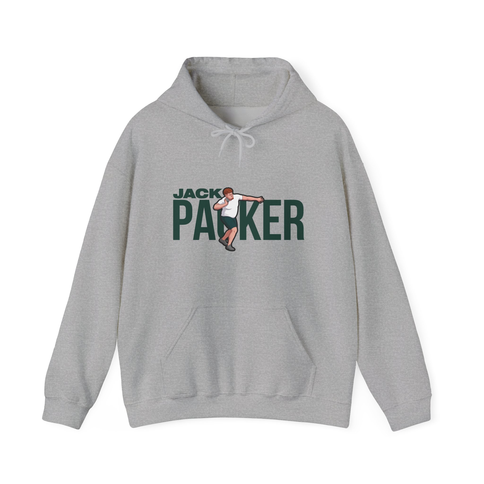 Hoodie — character_player_name in Grey