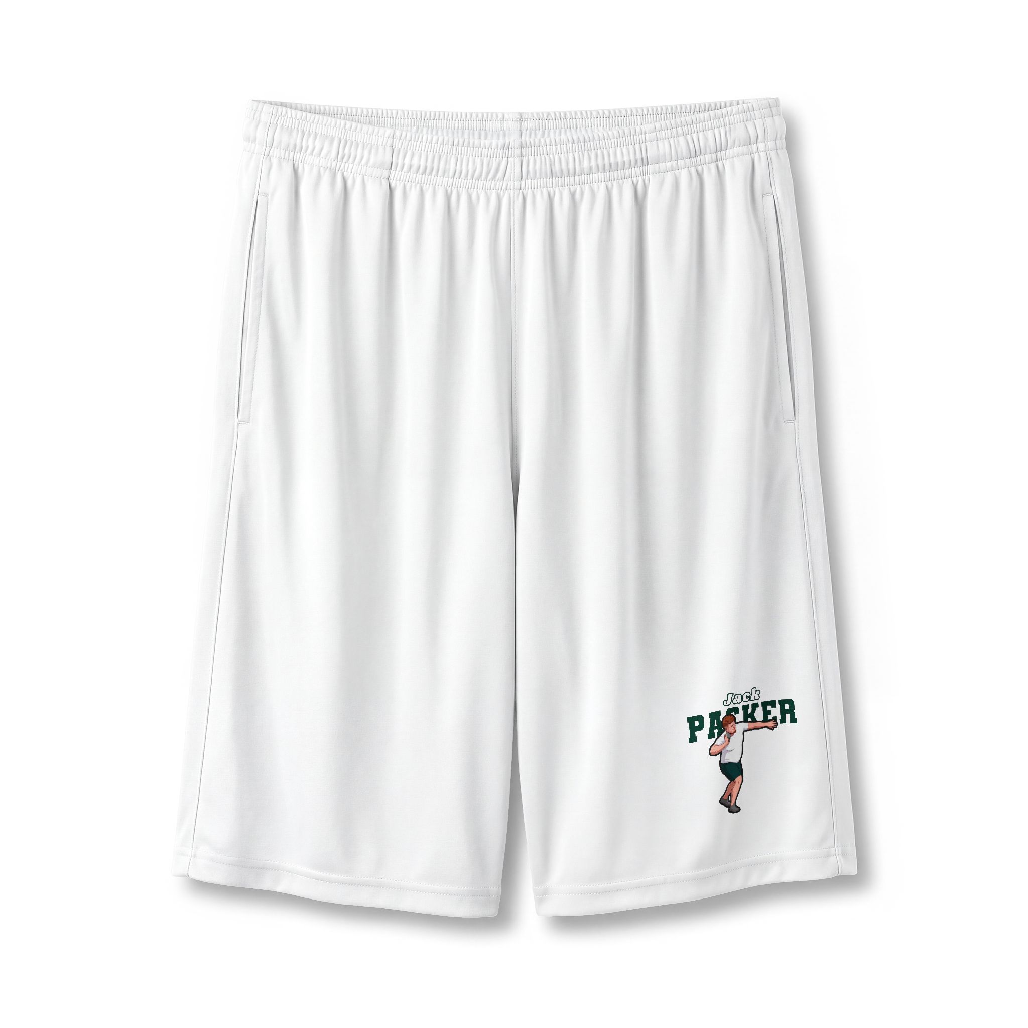 Shorts — character_name_arch in White