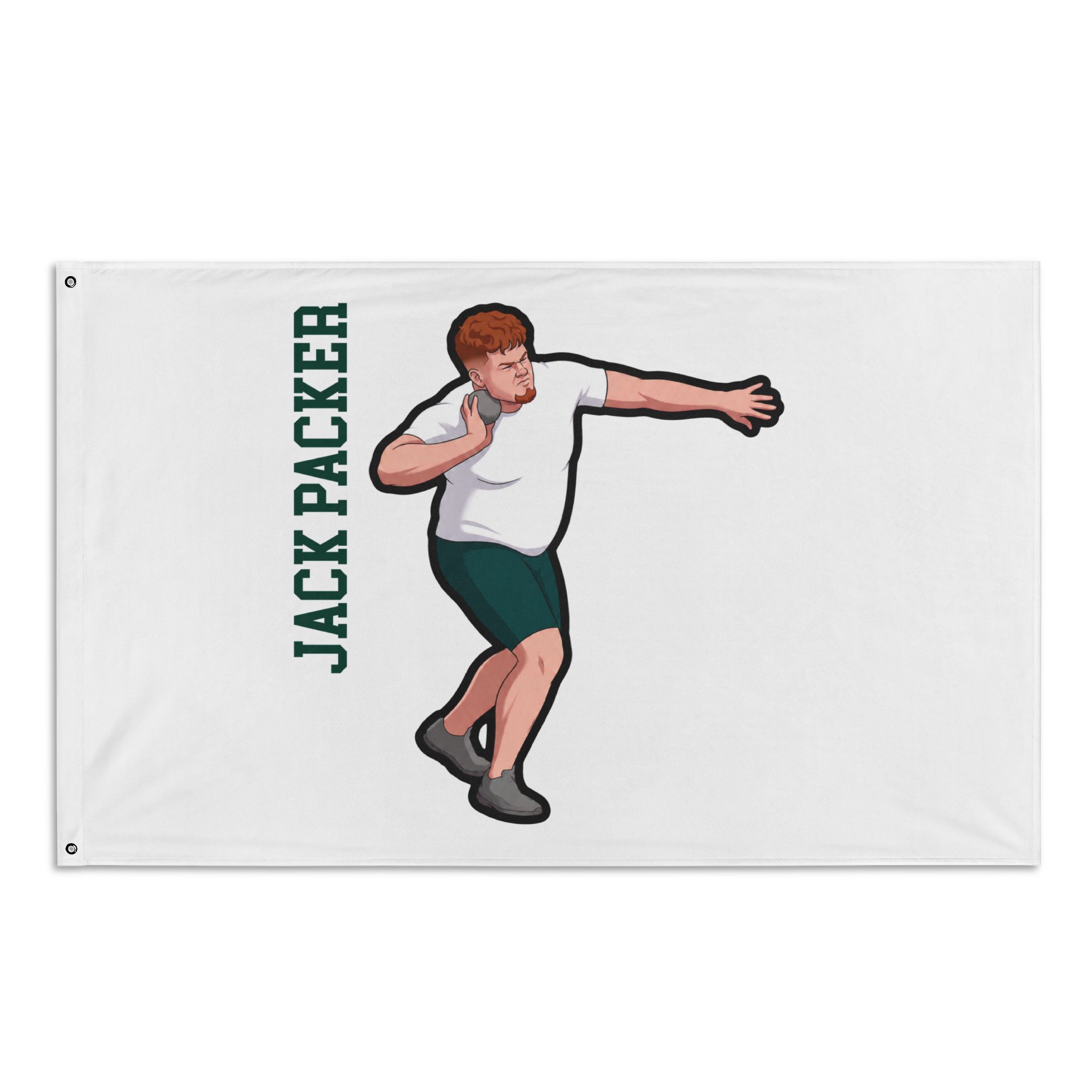 Flag (35 × 56 in) — character_name_vertical in Classic