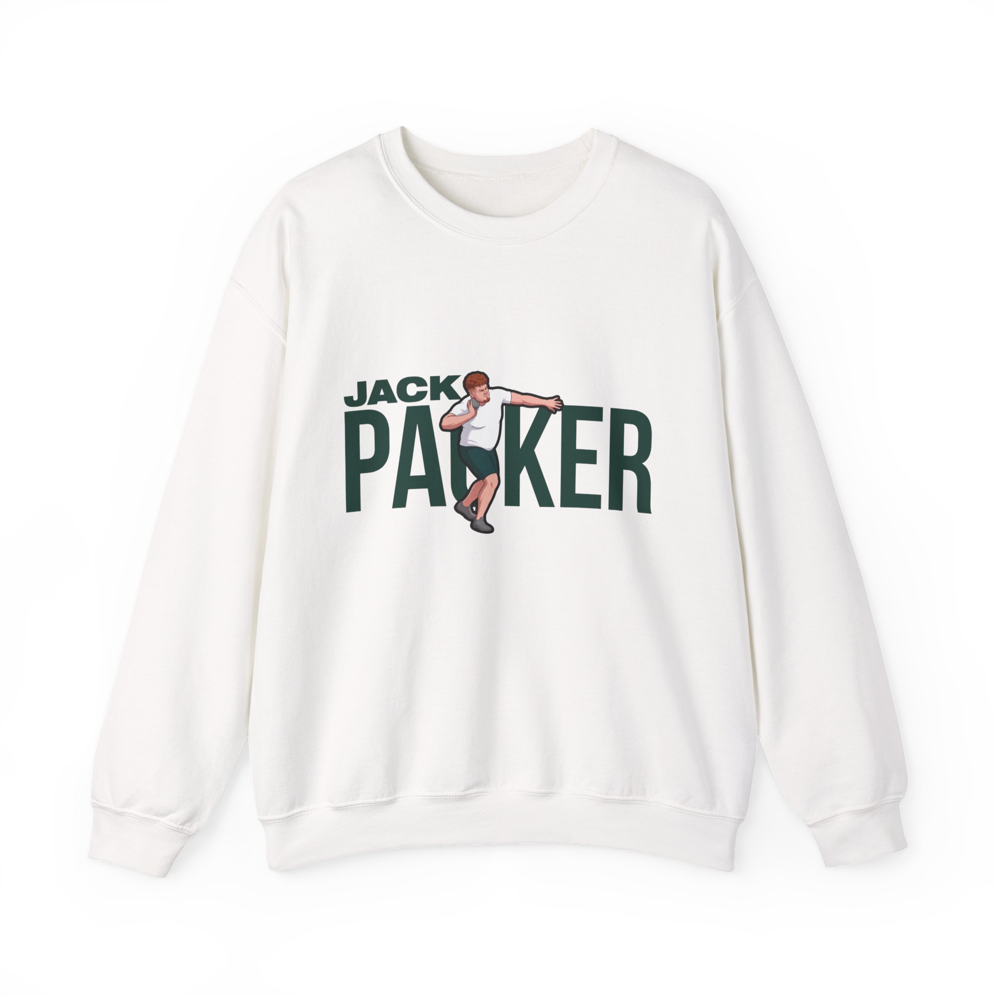 Crewneck Sweatshirt — character_player_name in White