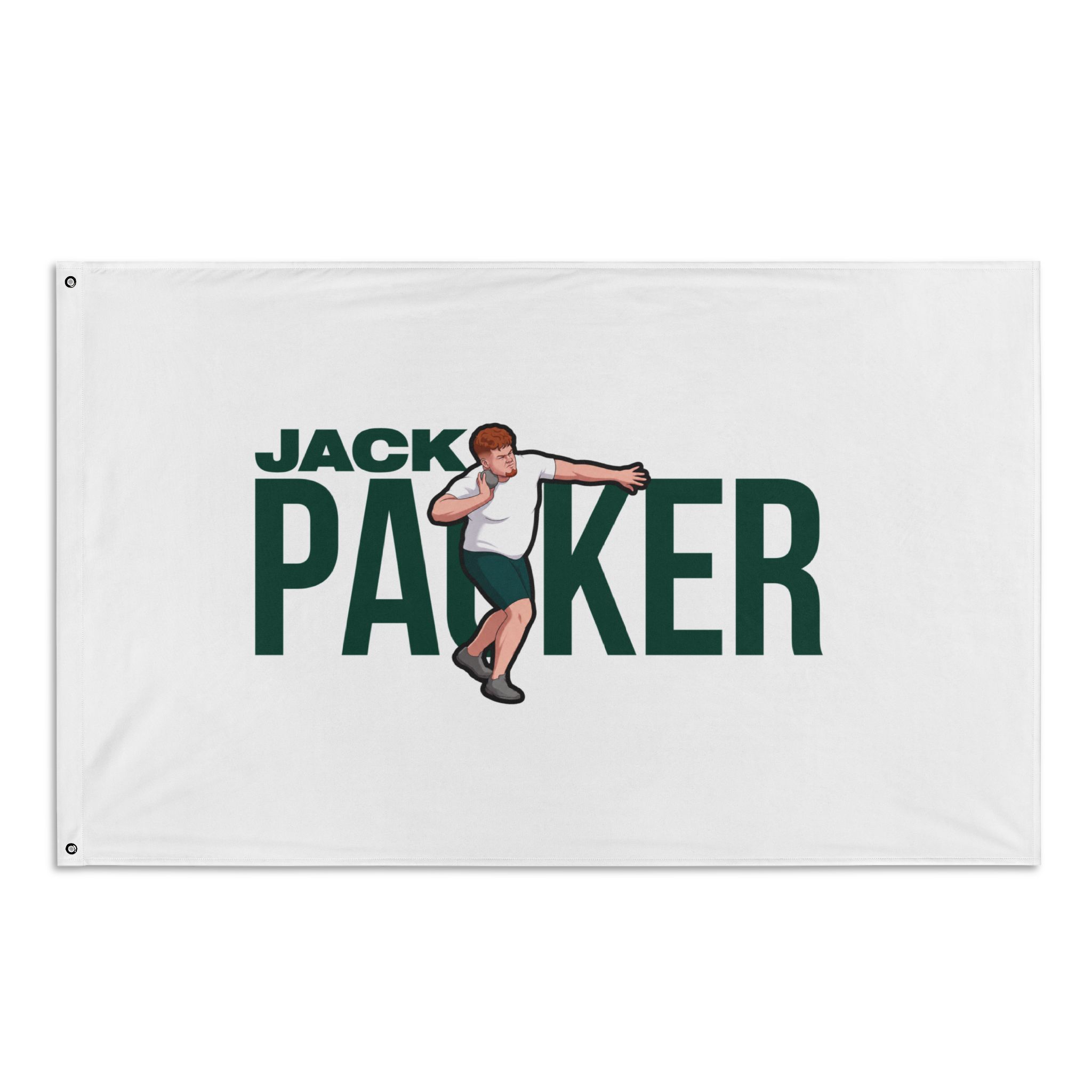 Flag (35 × 56 in) — character_player_name in Classic