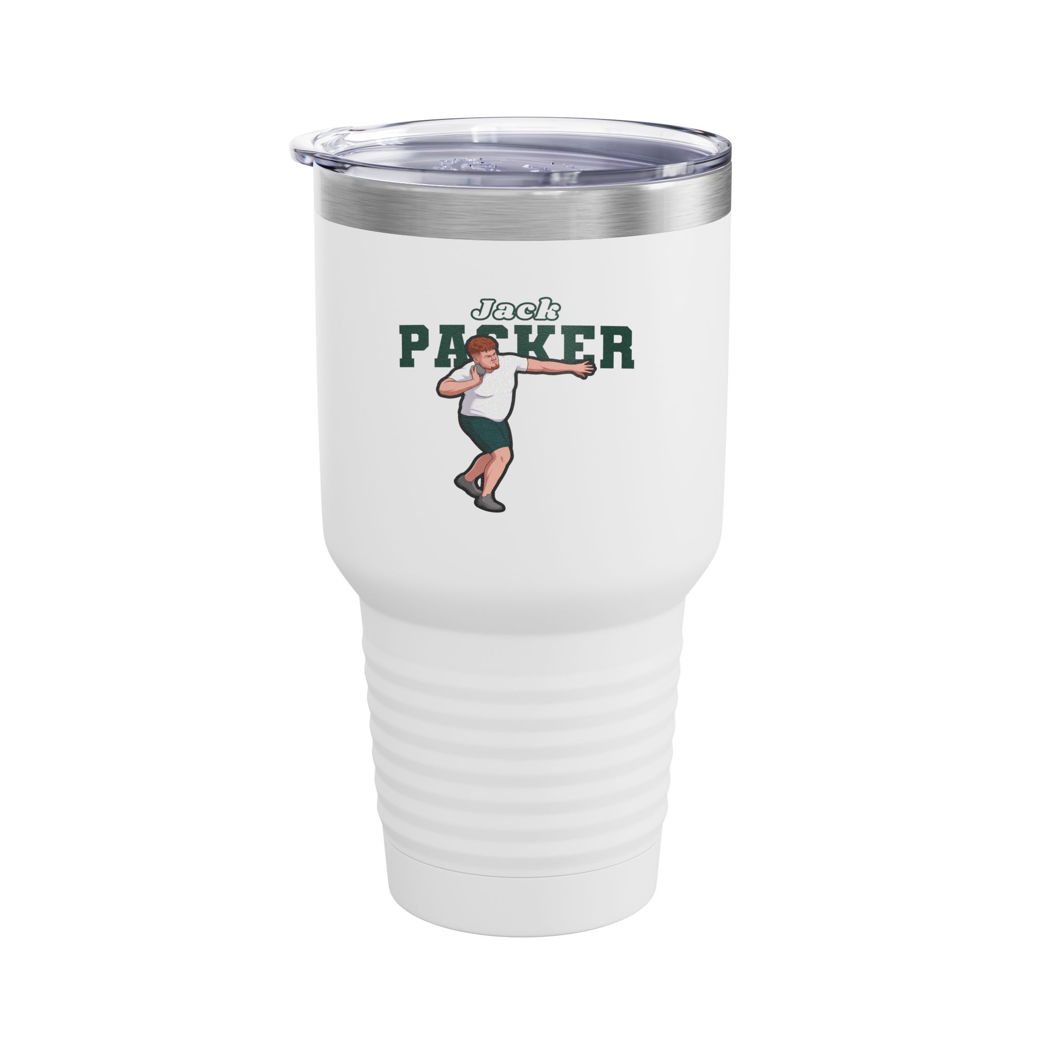 30oz Tumbler — character_name_arch in White