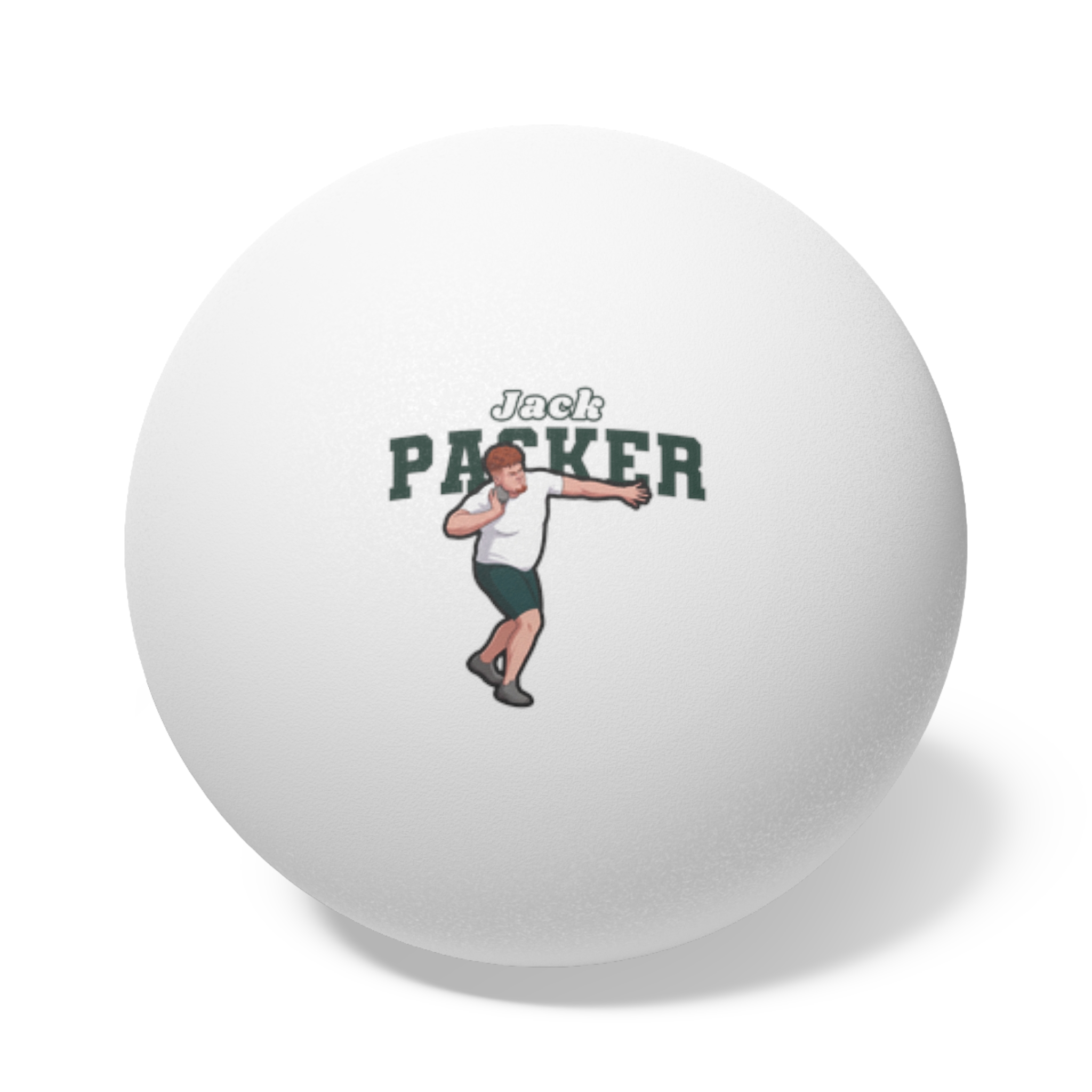 Ping Pong Balls, 6 pcs — character_name_arch in White
