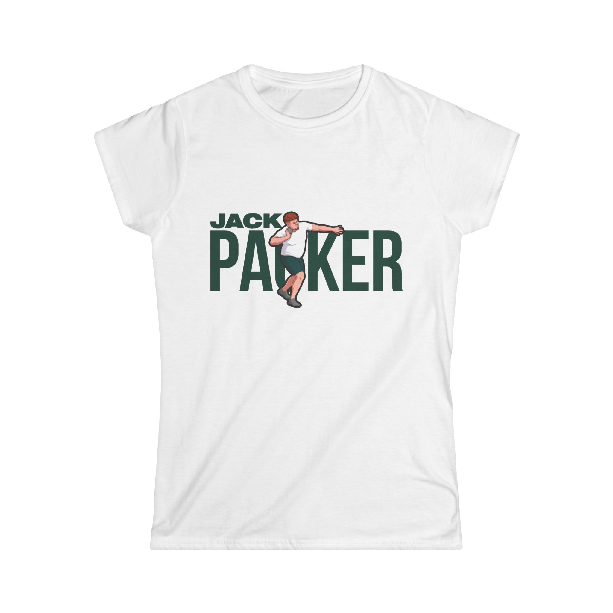 Women's Softstyle Tee — character_player_name in White