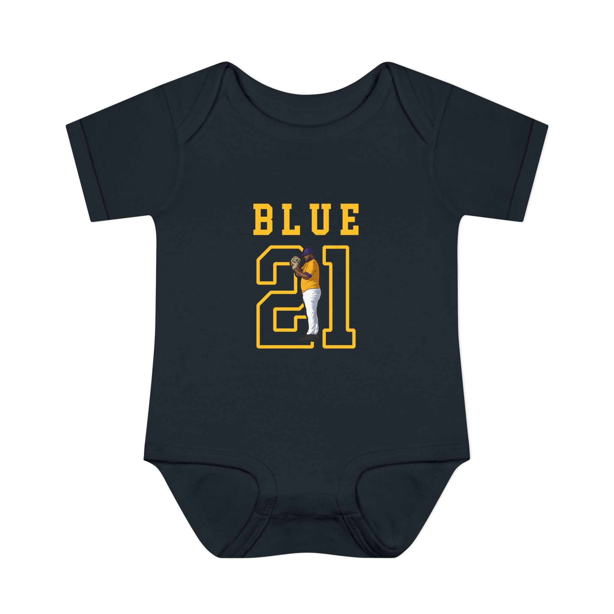 Baby Onesie — character_shirsey in Black