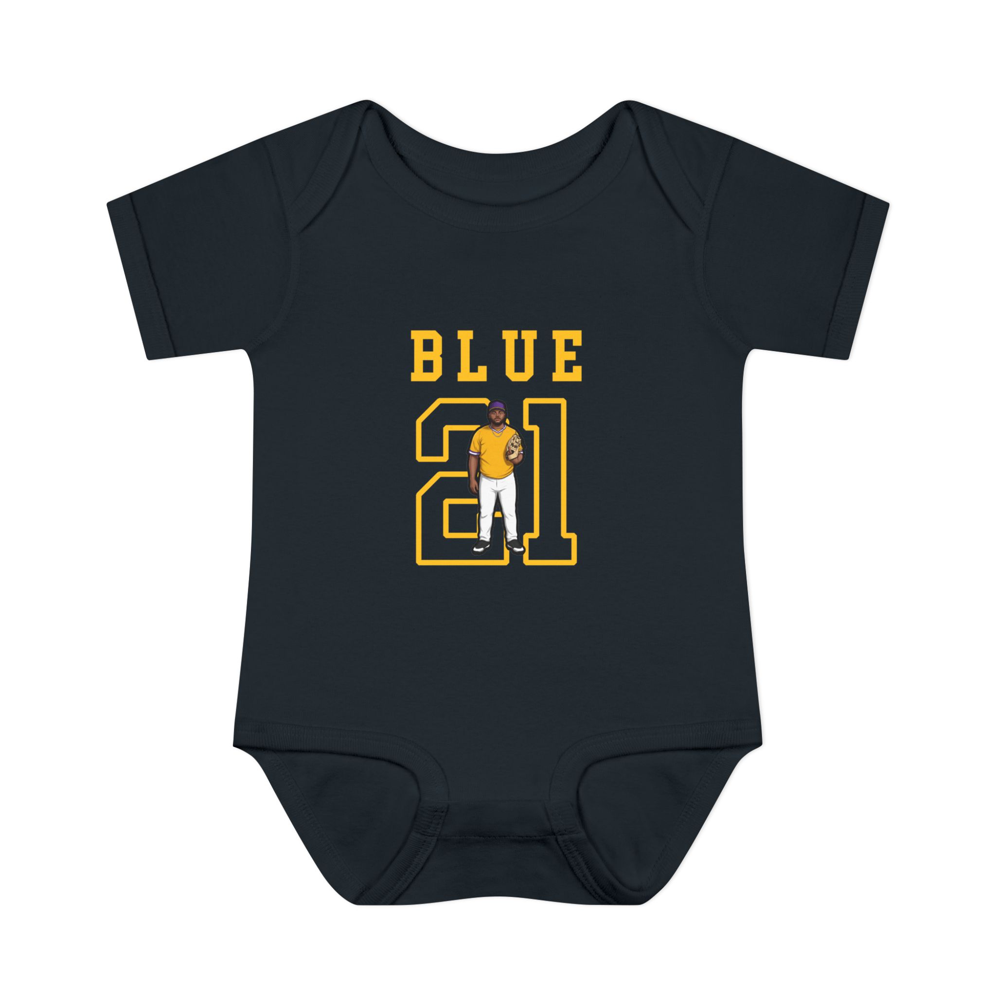 Baby Onesie — character_shirsey in Black