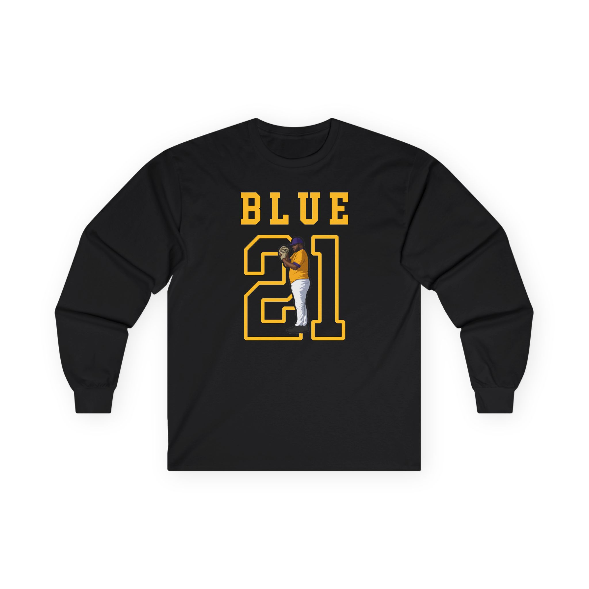 Long Sleeve Tee — character_shirsey in Black